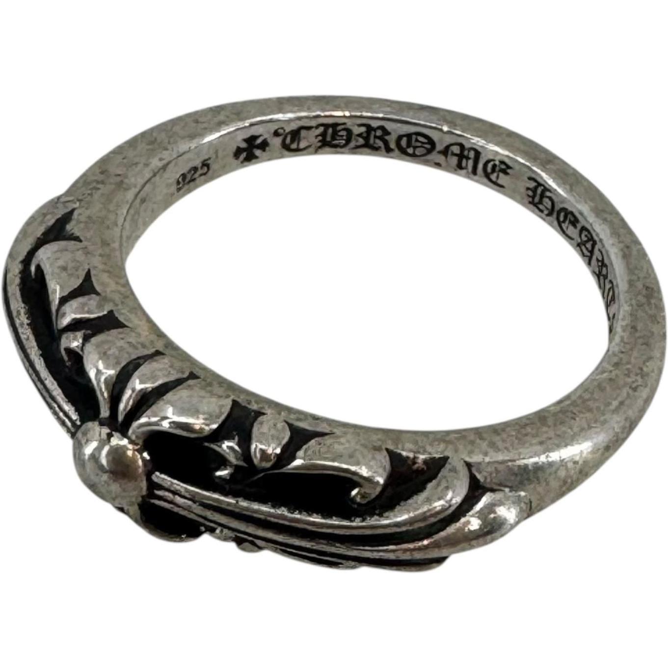 Chrome Hearts Baby Floral Silver Ring