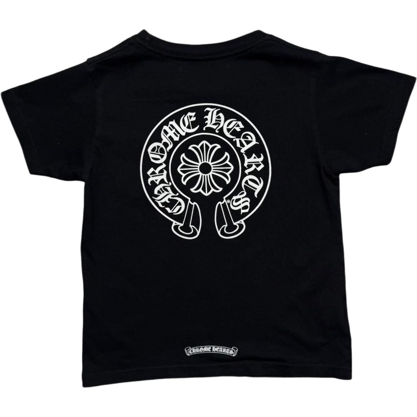 Chrome Hearts Baby Horse Shoe Logo Pocket T-Shirt Black