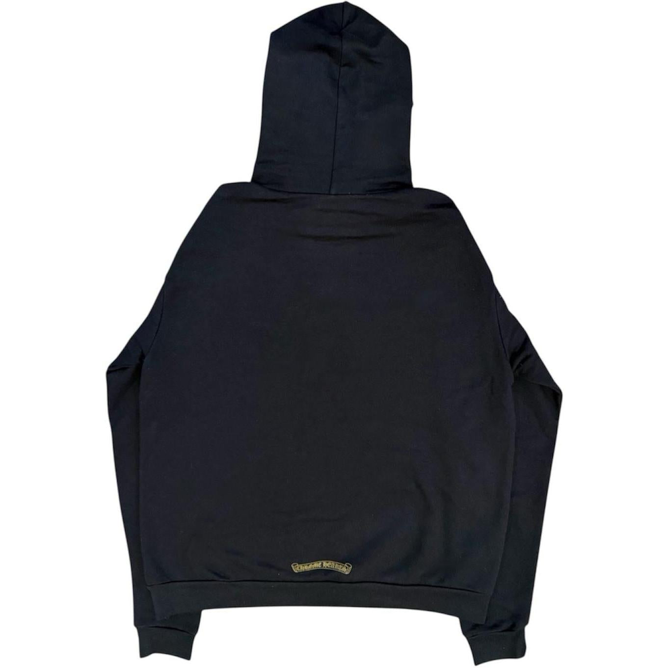 Chrome Hearts Black & Army Olive Green Logo Hoodie