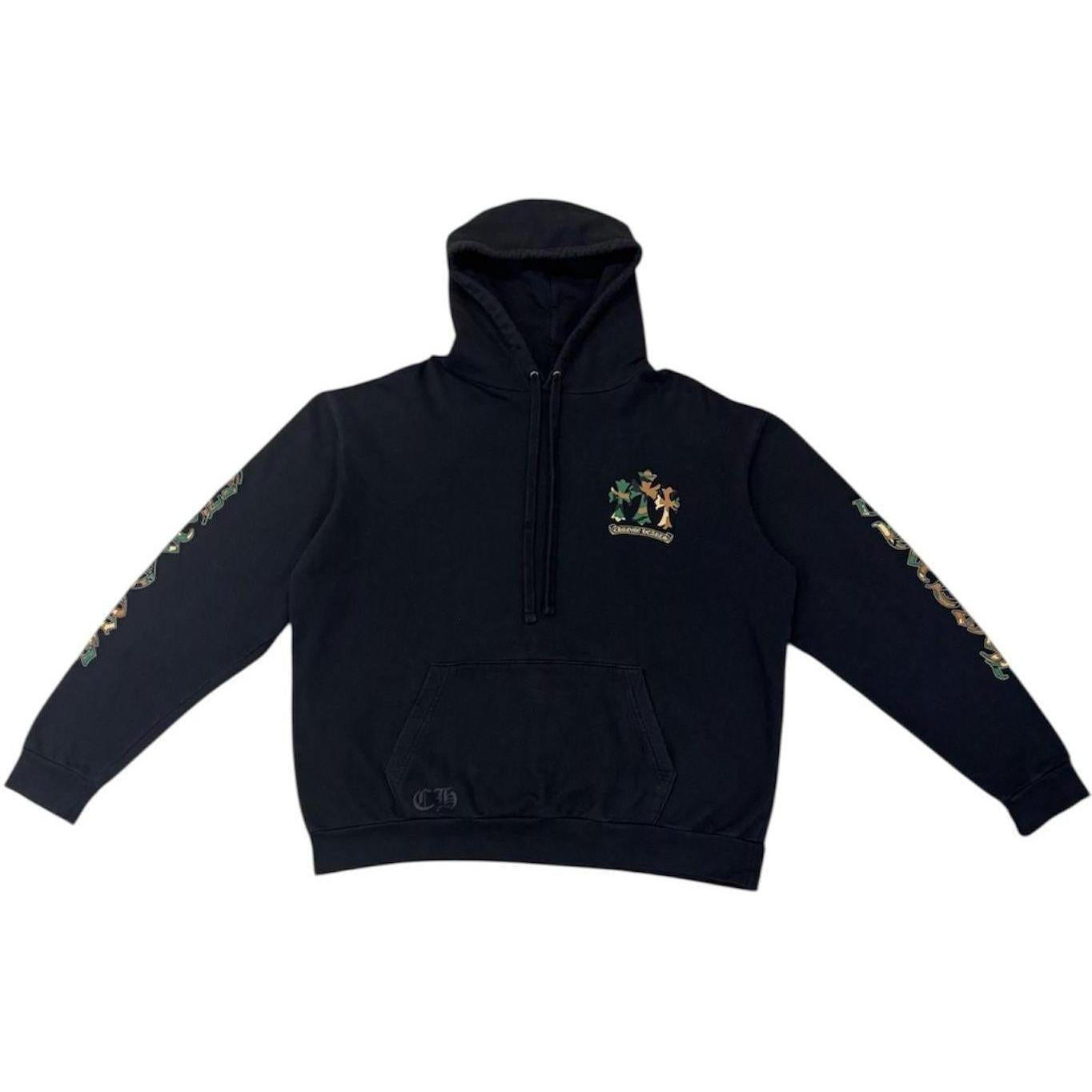 Chrome Hearts Black Camo Hoodie - Like New