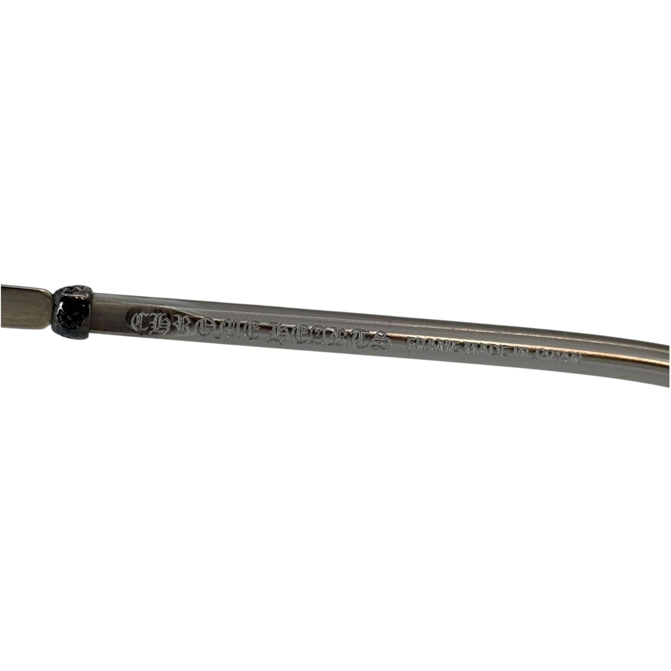 Chrome Hearts Bonennoisseur II Graphite/Silver Glasses
