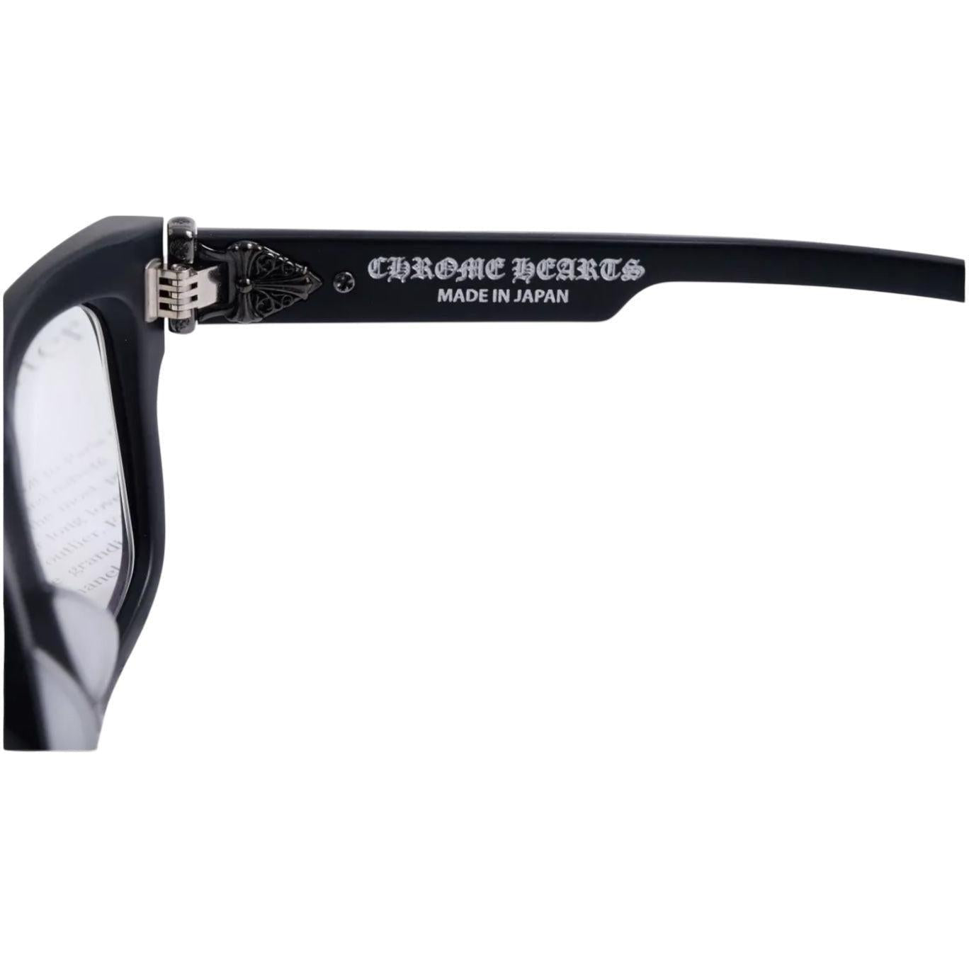 Chrome Hearts Box Officer Black/Silver Glasses