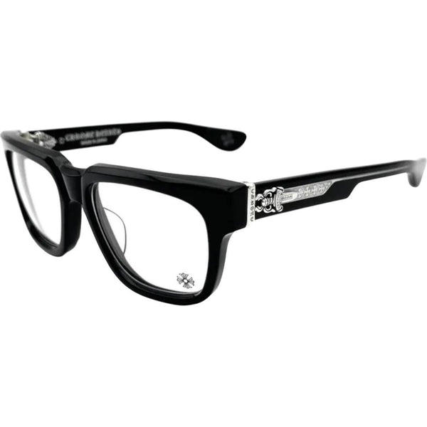 Chrome Hearts Box Officer Black/Silver Glasses