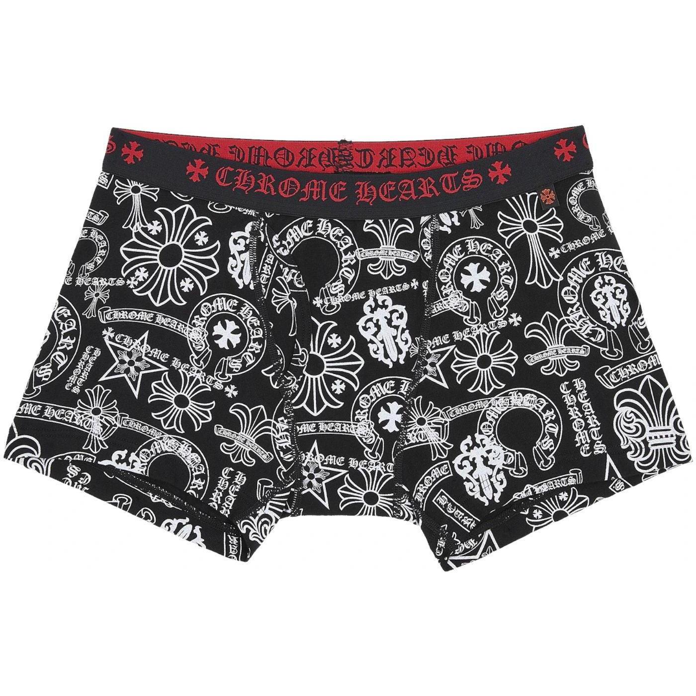 Chrome Hearts Boxer Brief Shorts Black Jacquard