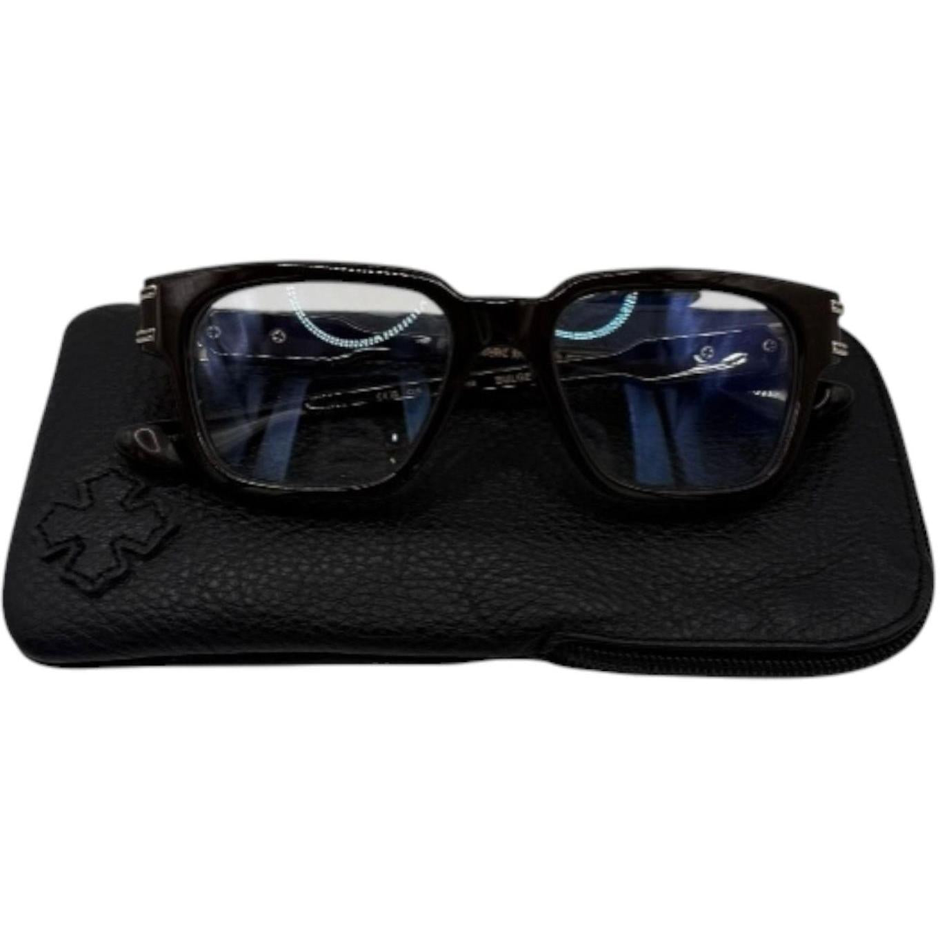 Chrome Hearts Bulge Brown/18k Gold Plated Glasses