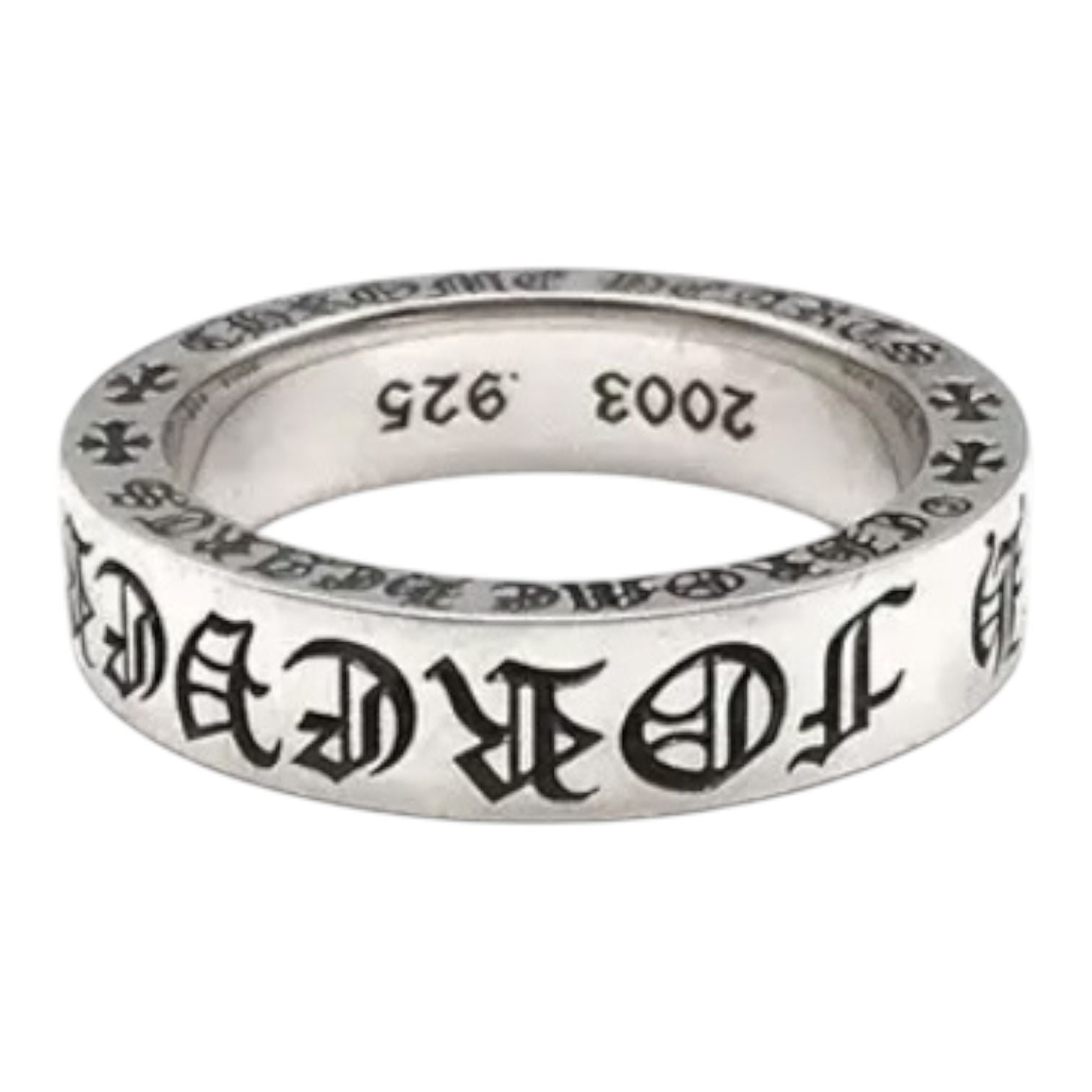 Chrome Hearts CH Forever Spacer Ring - Size 7