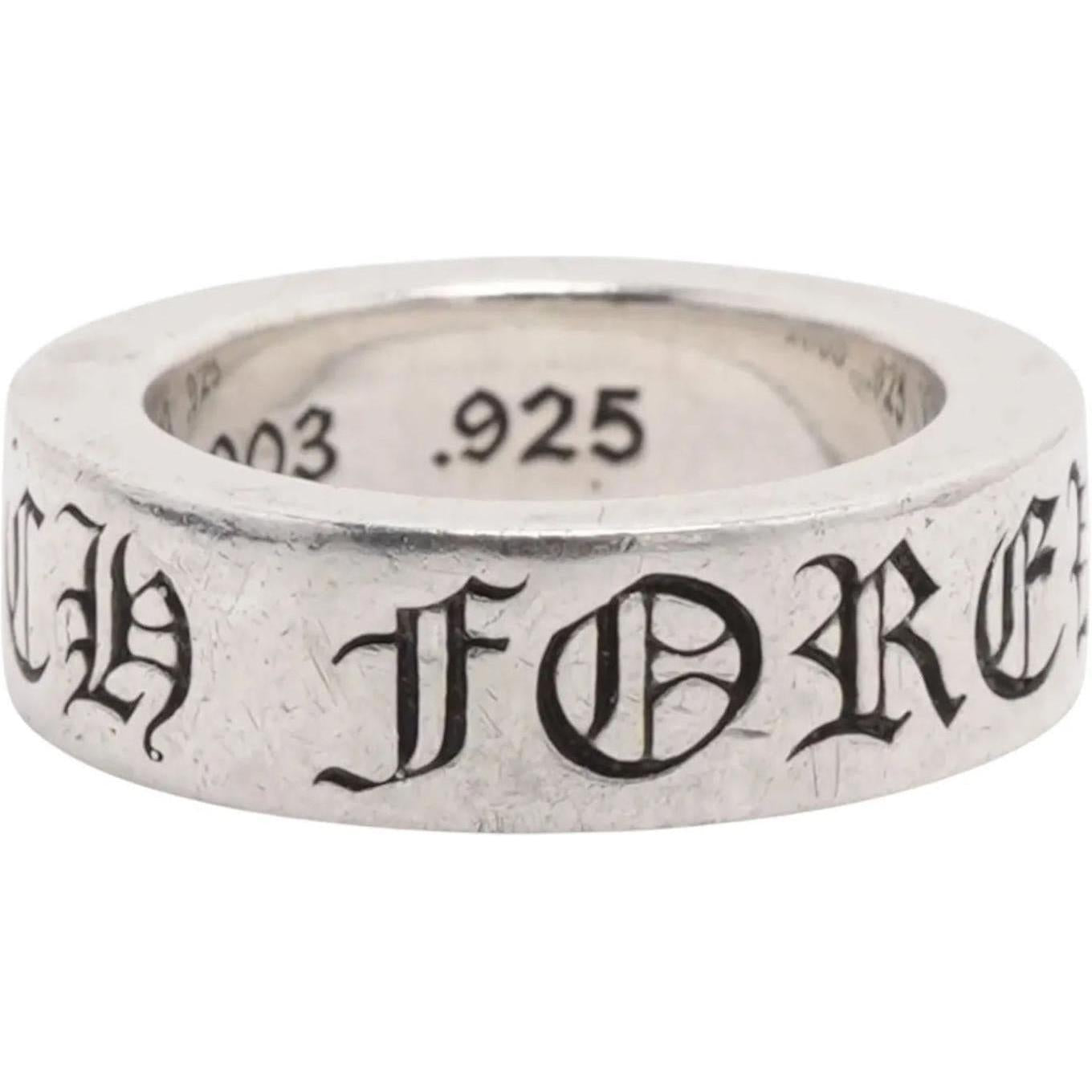 Chrome Hearts CH Forever Spacer Ring - Size 7.5 - Like New