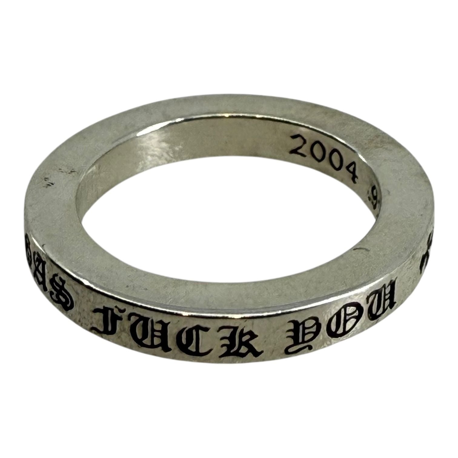 Chrome Hearts CH Las Vegas Fuck You Ring - Size 4.5
