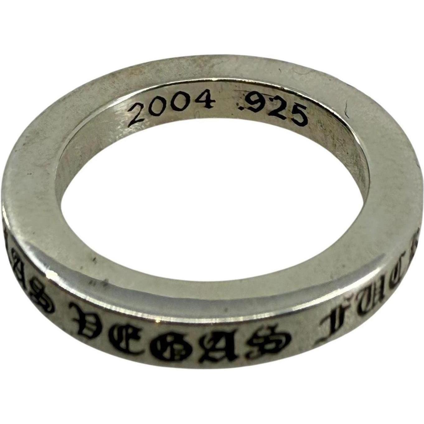 Chrome Hearts CH Las Vegas Fuck You Ring - Size 4.5