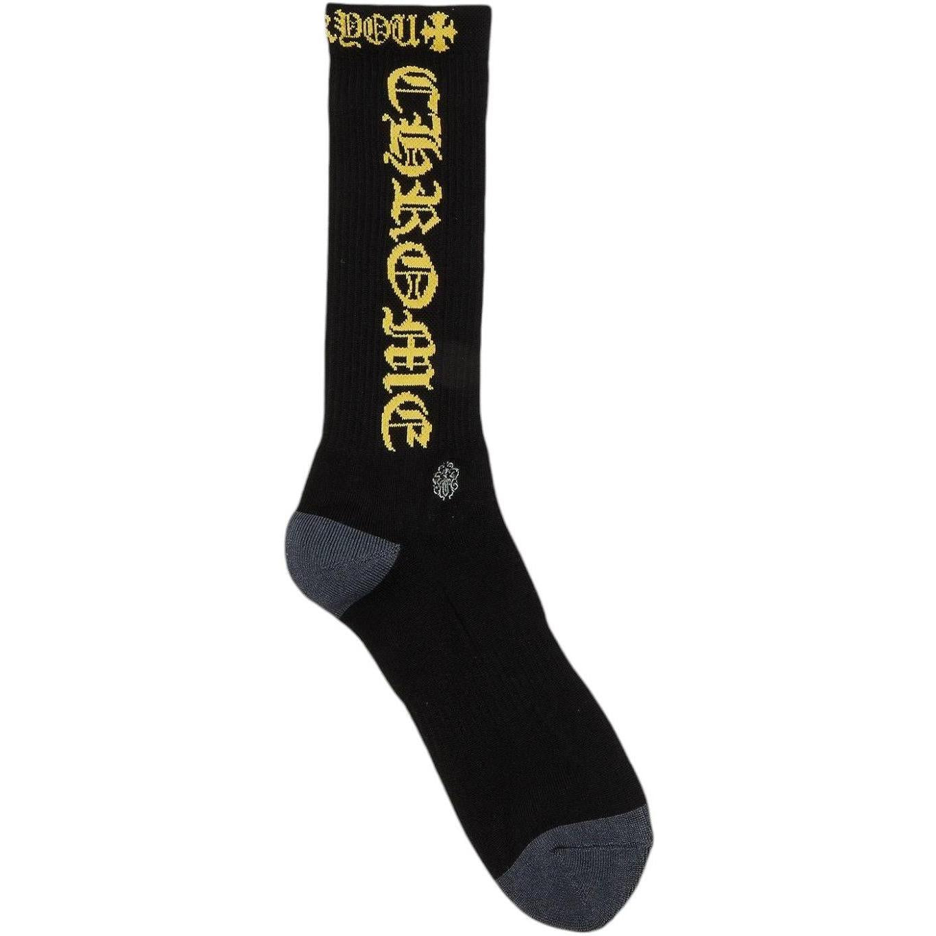 Chrome Hearts CH Socks Black Yellow