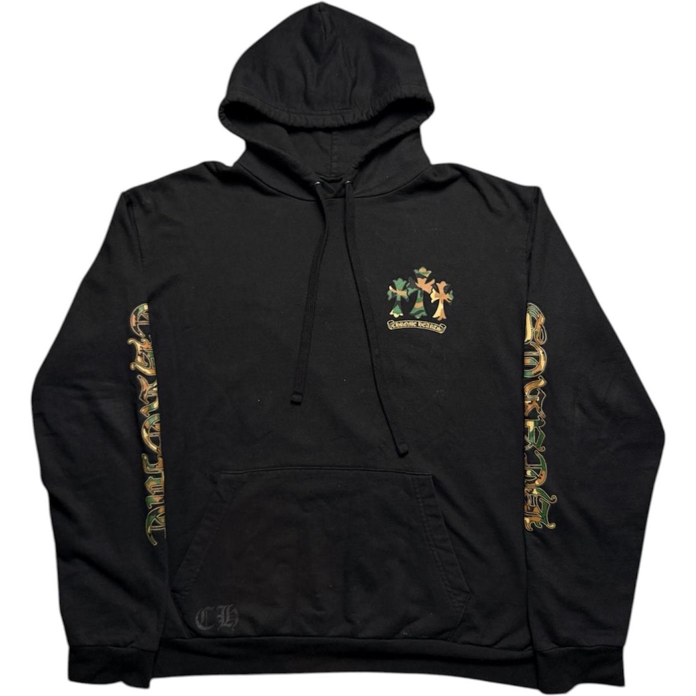 Chrome Hearts Camo Triple Cross Horseshoe Hoodie