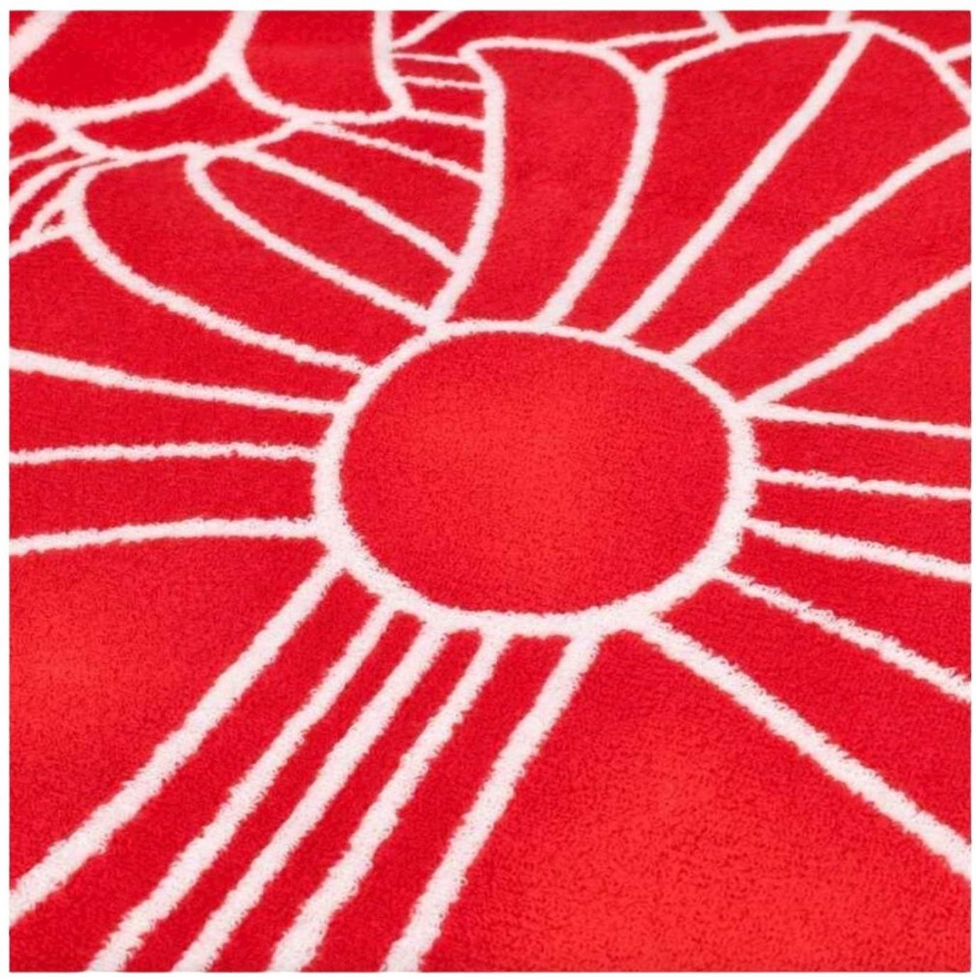 Chrome Hearts Cemetery Cross Beach Towel Red/White