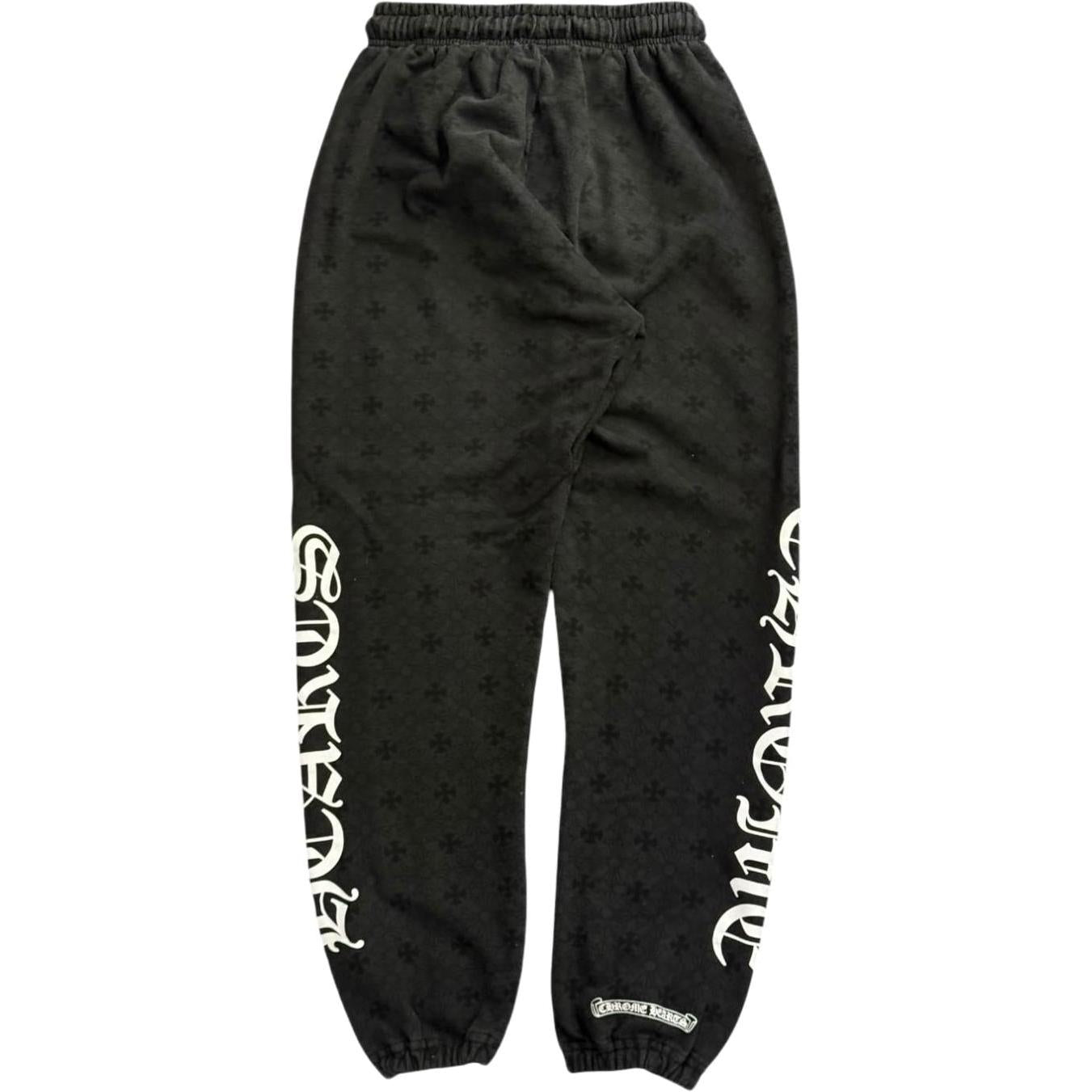 Chrome Hearts Chrome Hearts Plus Cross All Over Print Sweatpants Black