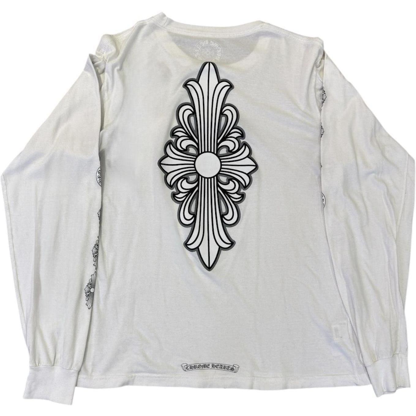 Chrome Hearts Cross Logo Long Sleeve T Shirt - Lightly Used