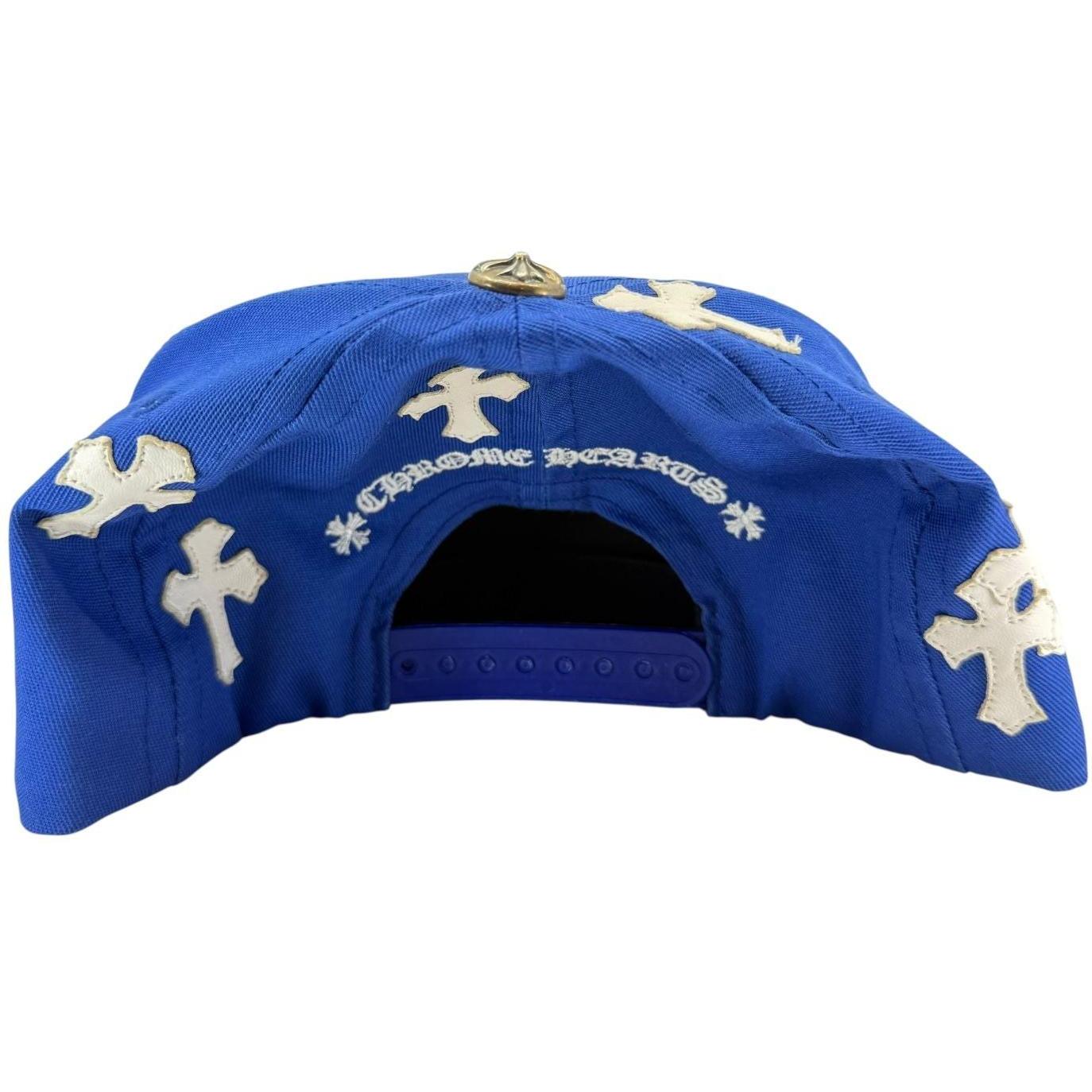 Chrome Hearts Cross Patch Baseball Hat Blue - Lightly Worn