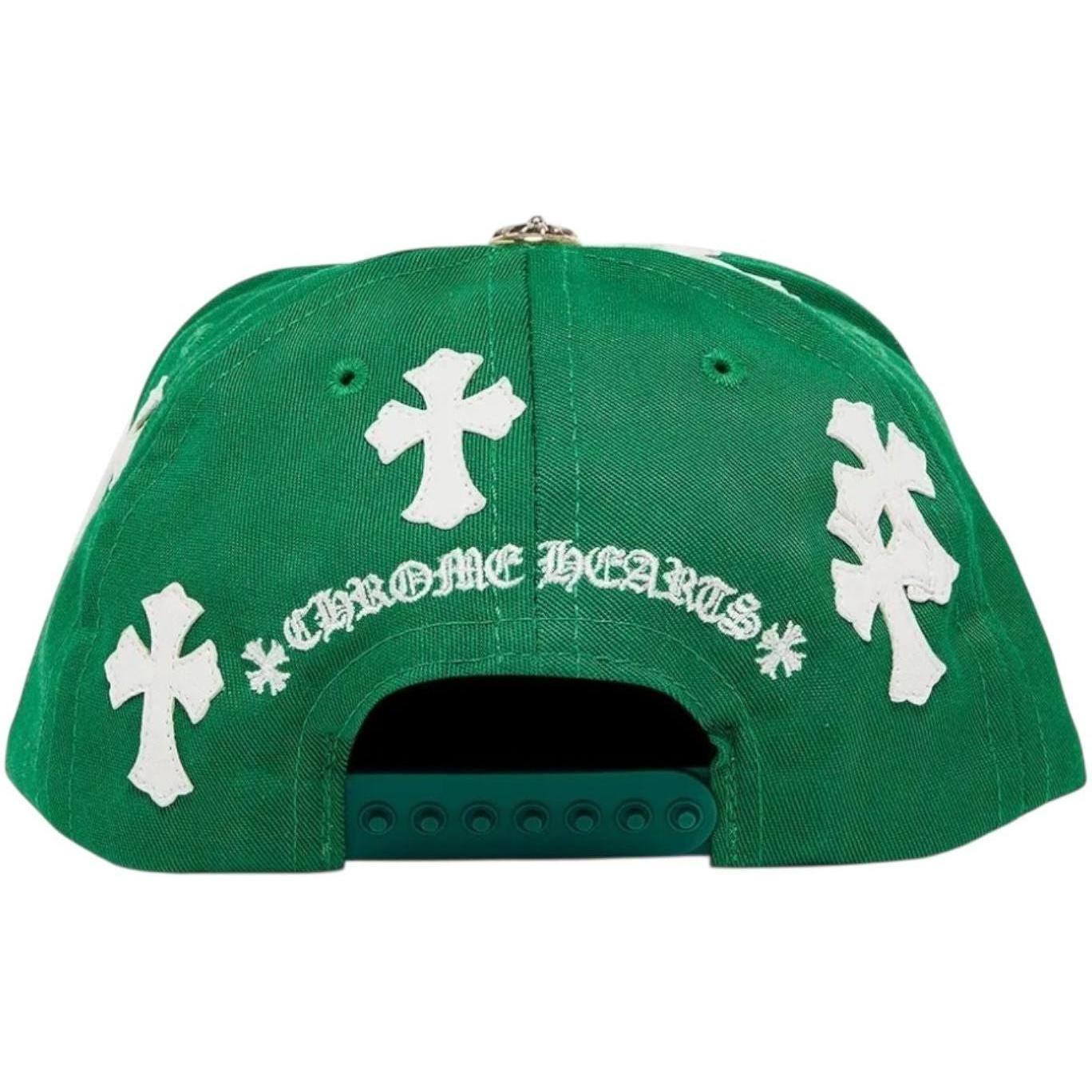 Chrome Hearts Cross Patch Hat Green
