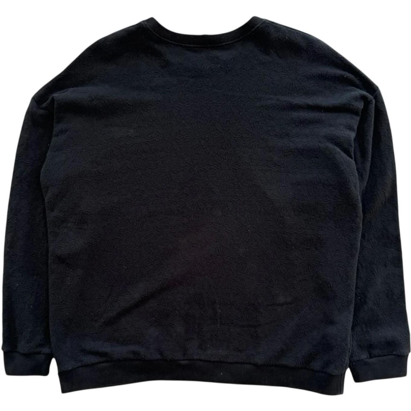 Chrome Hearts Crosss Monogram Vertical Logo Longsleeve T-Shirt Black