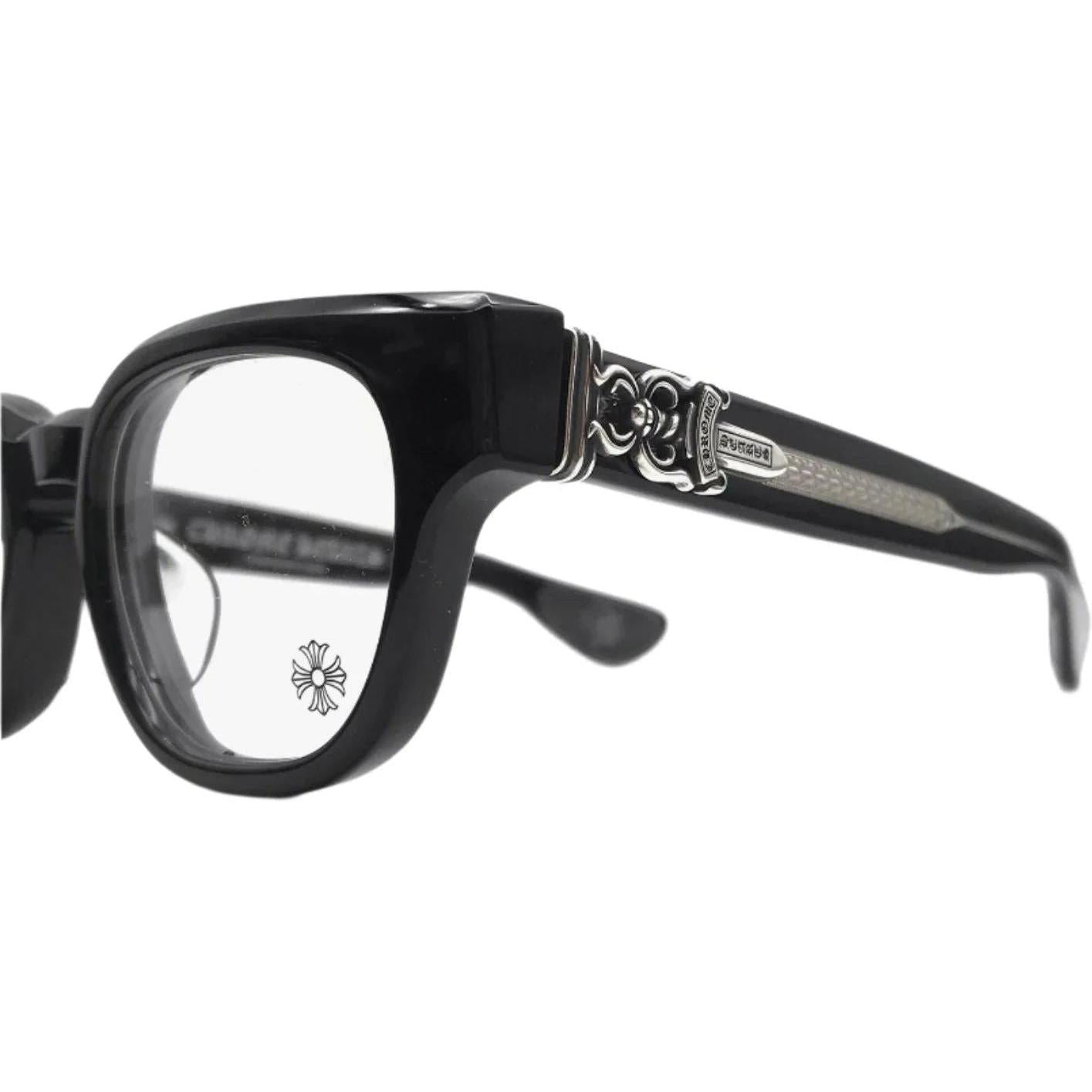Chrome Hearts Cuntvoluted Glasses Black Silver