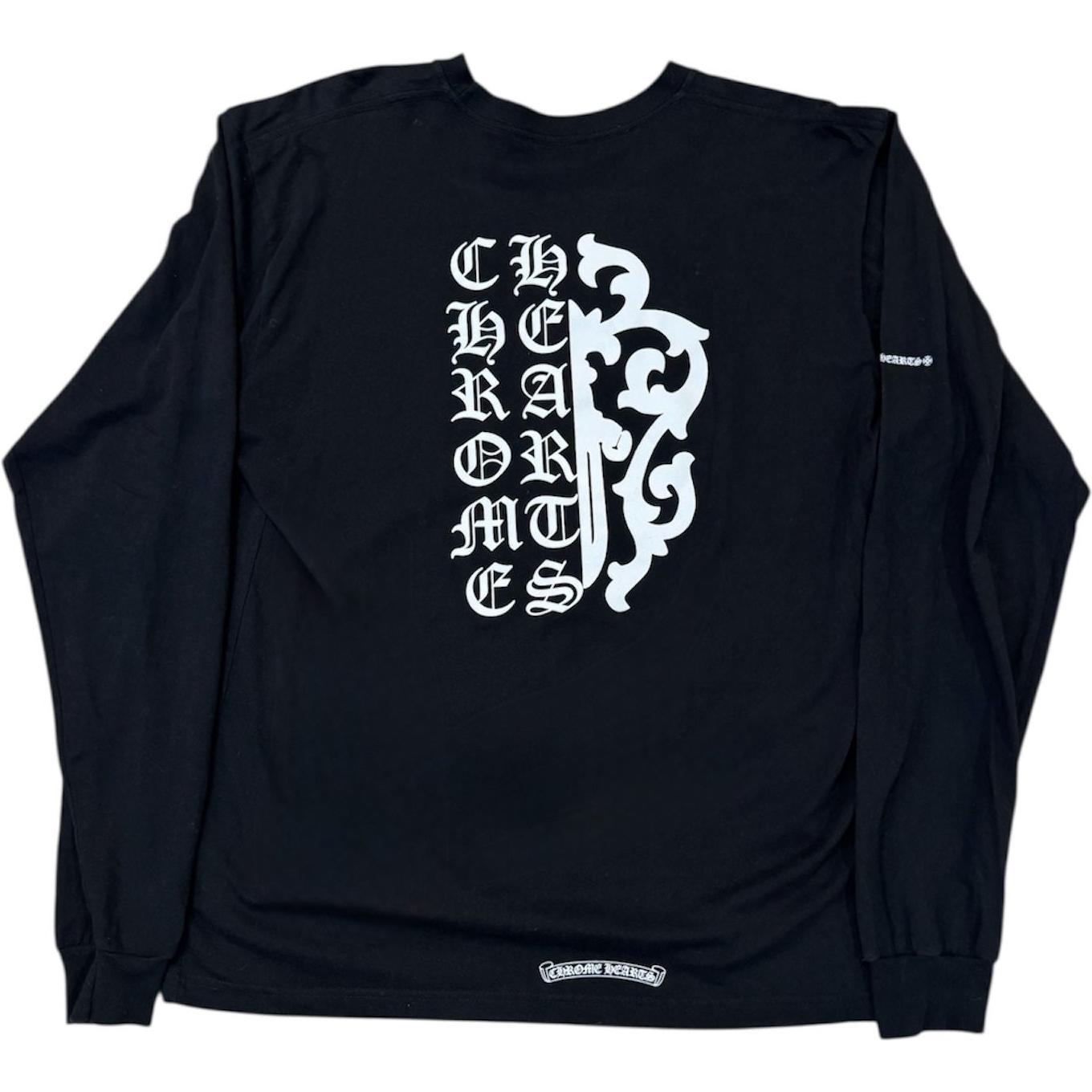 Chrome Hearts Dagger Logo L/S Tee - Like New