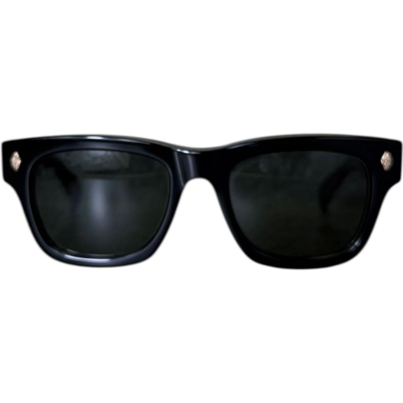 Chrome Hearts Dick Fitzener Sunglasses Black Gold