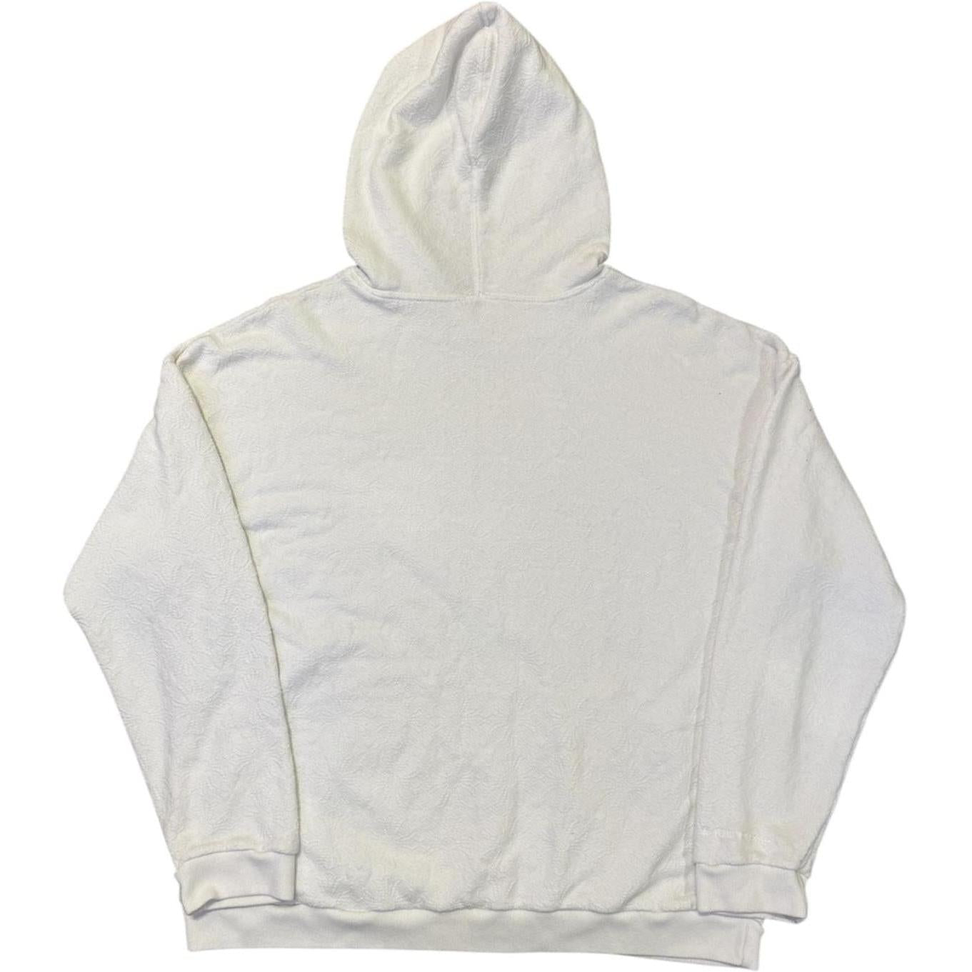 Chrome Hearts Embossed Monogram Towel Hoodie White - Like New