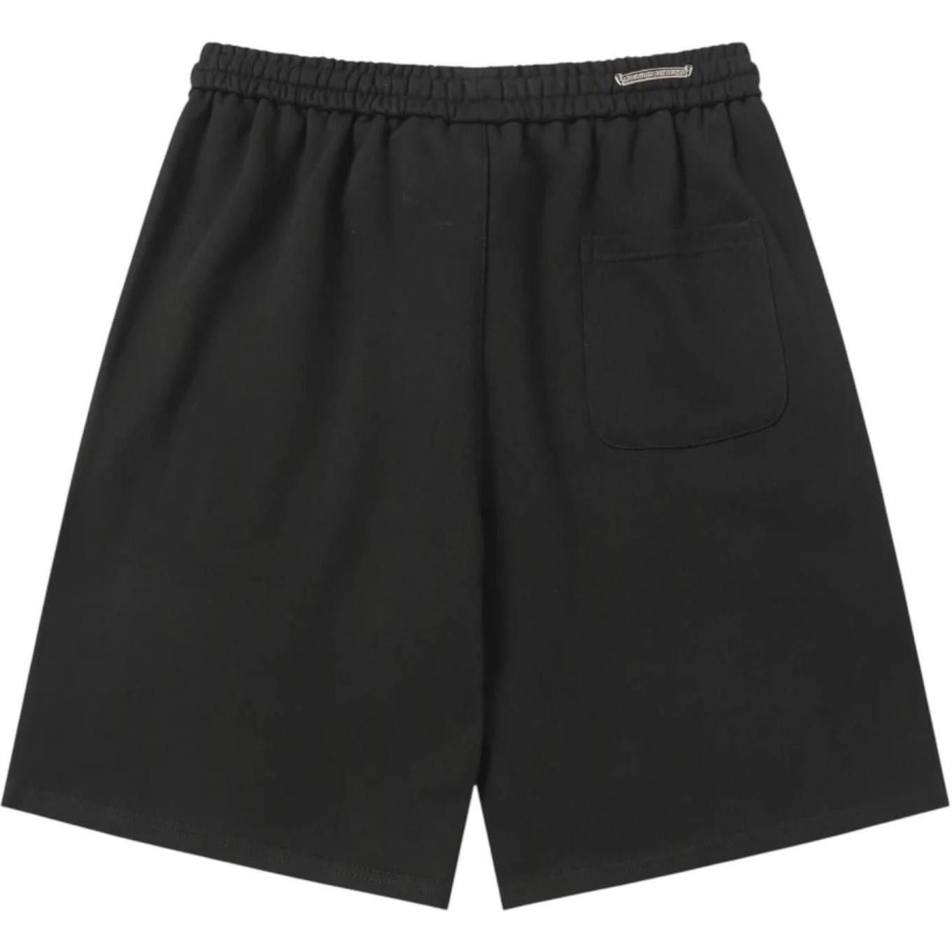 Chrome Hearts Embroidered CH Shorts Black