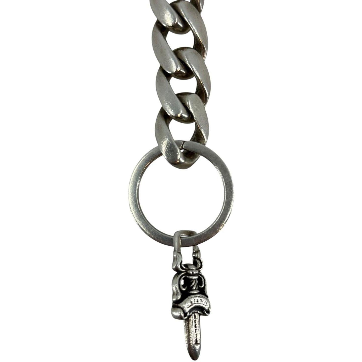 Chrome Hearts Extra Long Silver Dagger Keychain