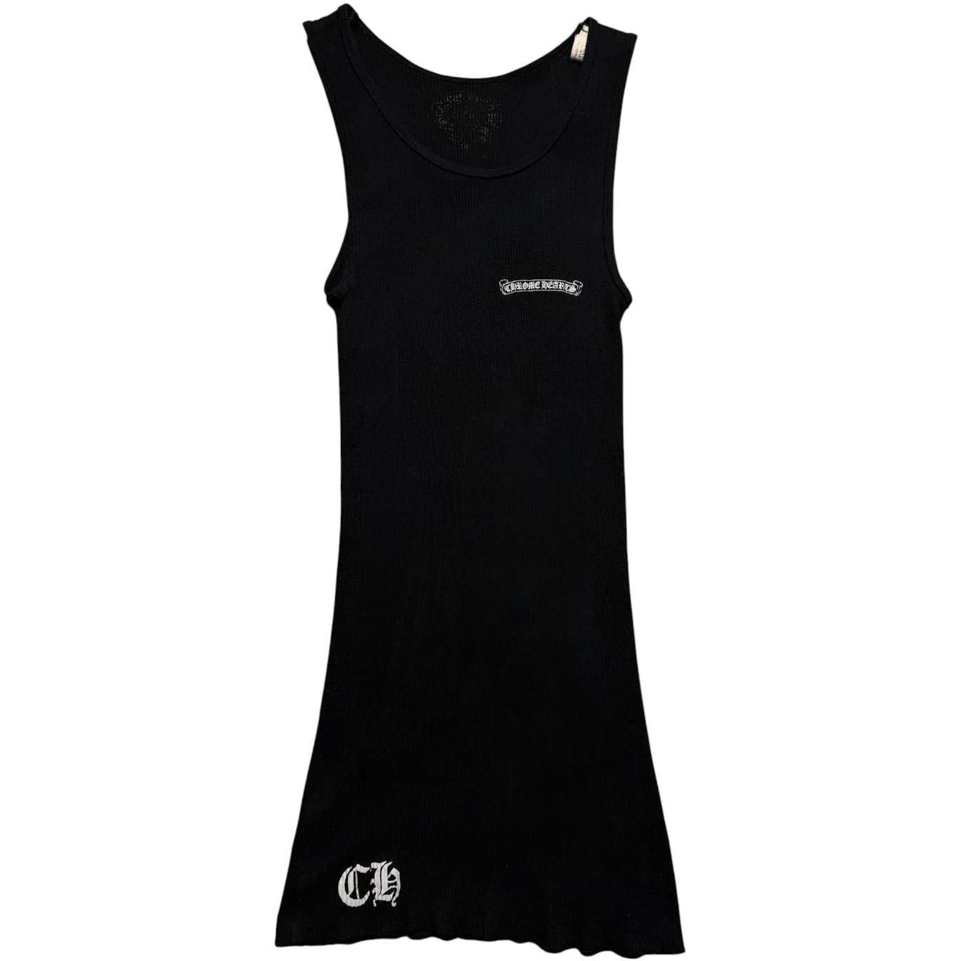 Chrome Hearts Floral Cross Tanktop Black - Like New