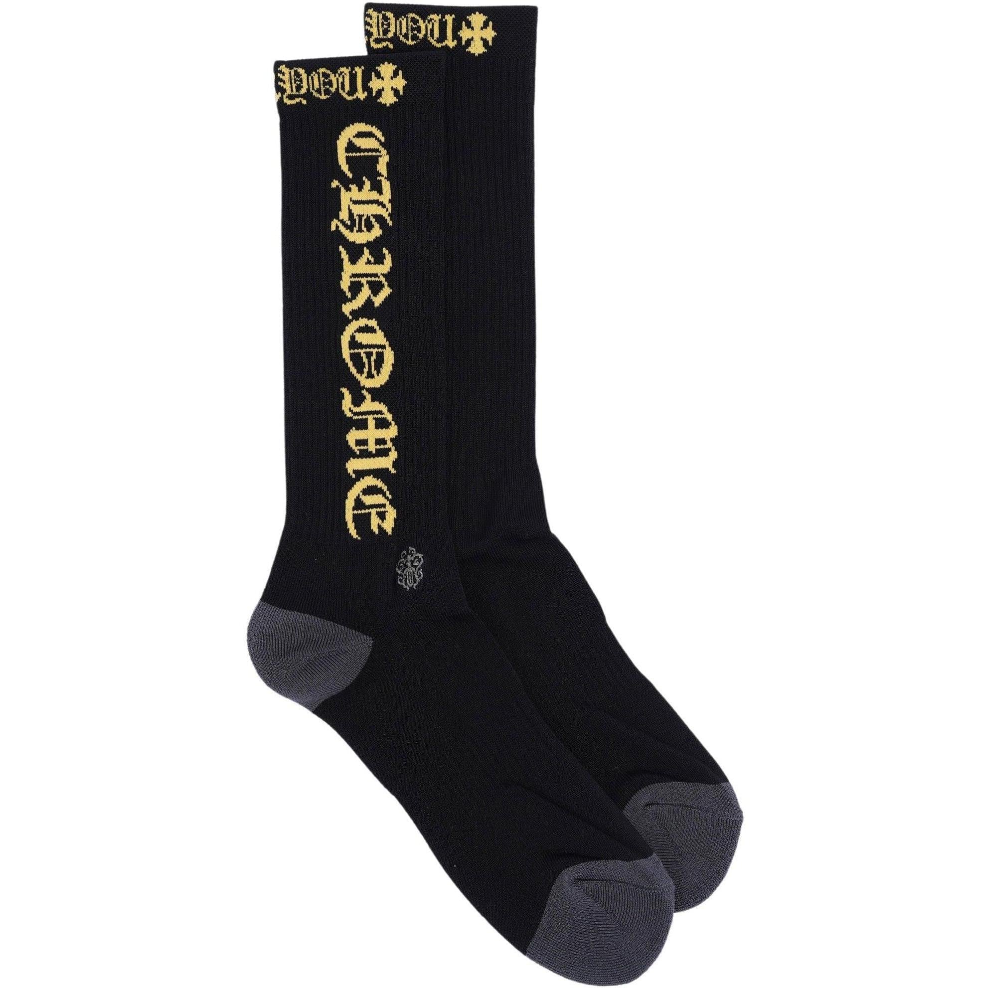 Chrome Hearts Fuck You Sock Black/Yellow