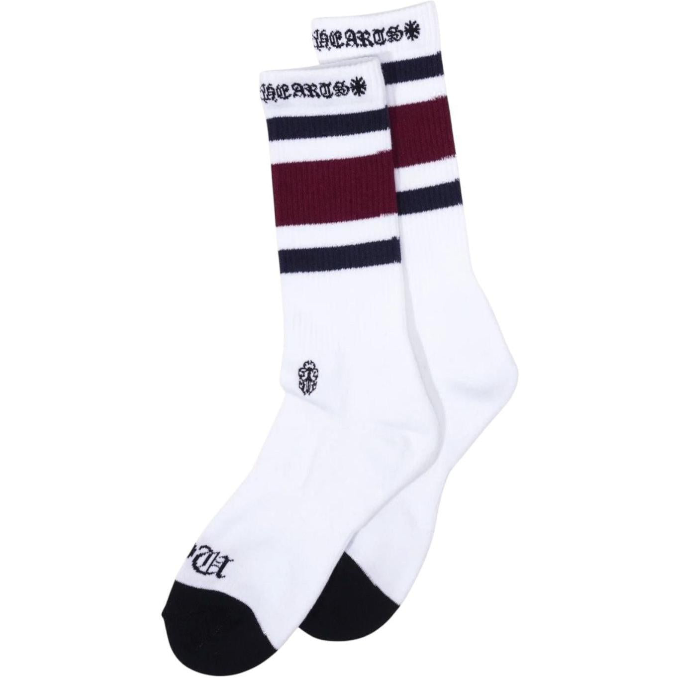 Chrome Hearts Fuck You Sport Socks Burgundy/Navy