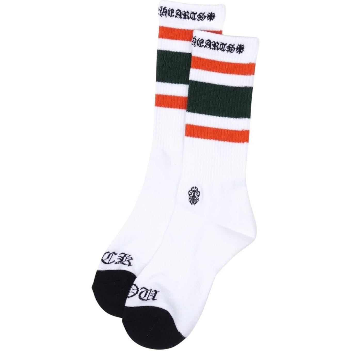 Chrome Hearts Fuck You Sport Socks Green/Orange