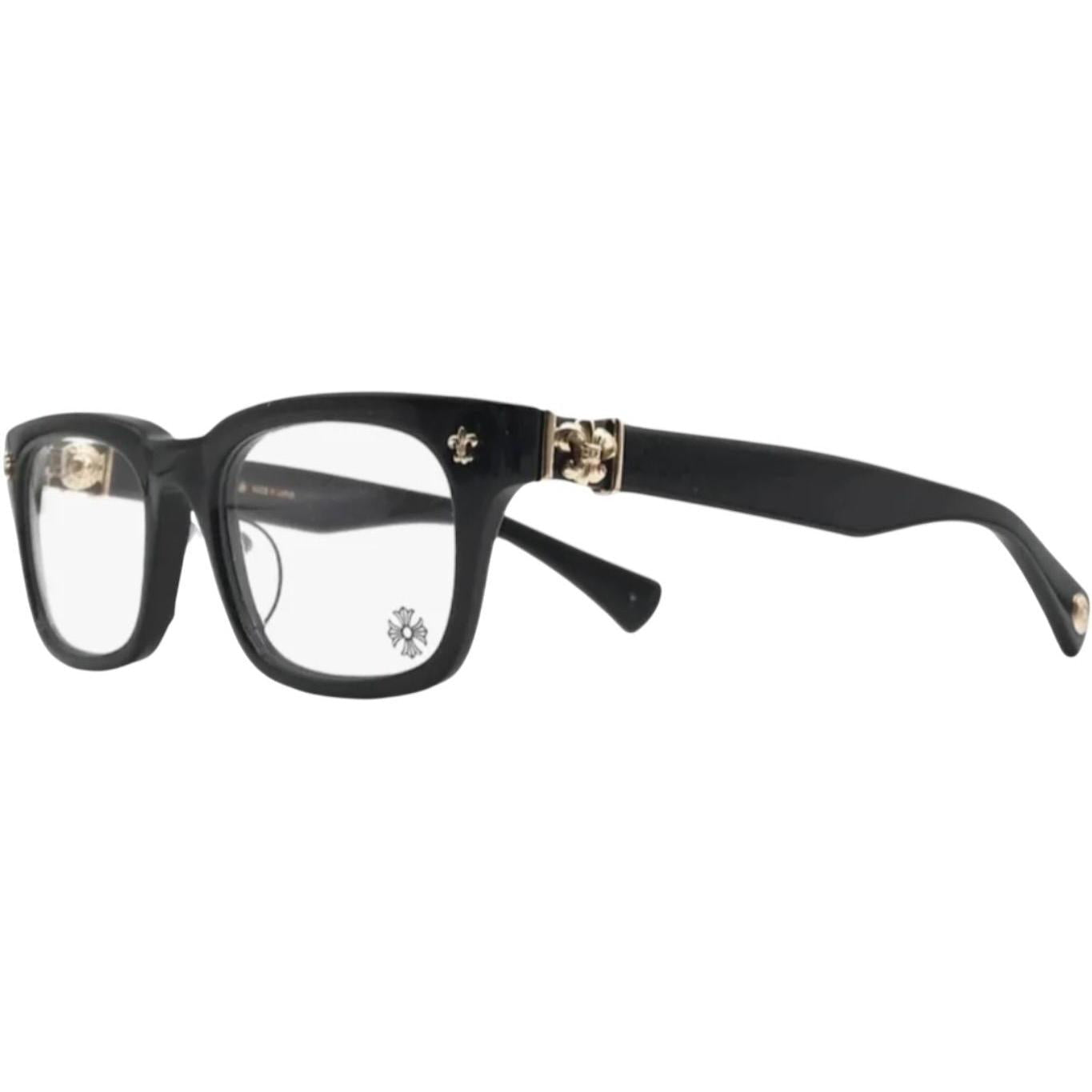 Chrome Hearts Gittin Any? Black/18k Gold Plated Glasses