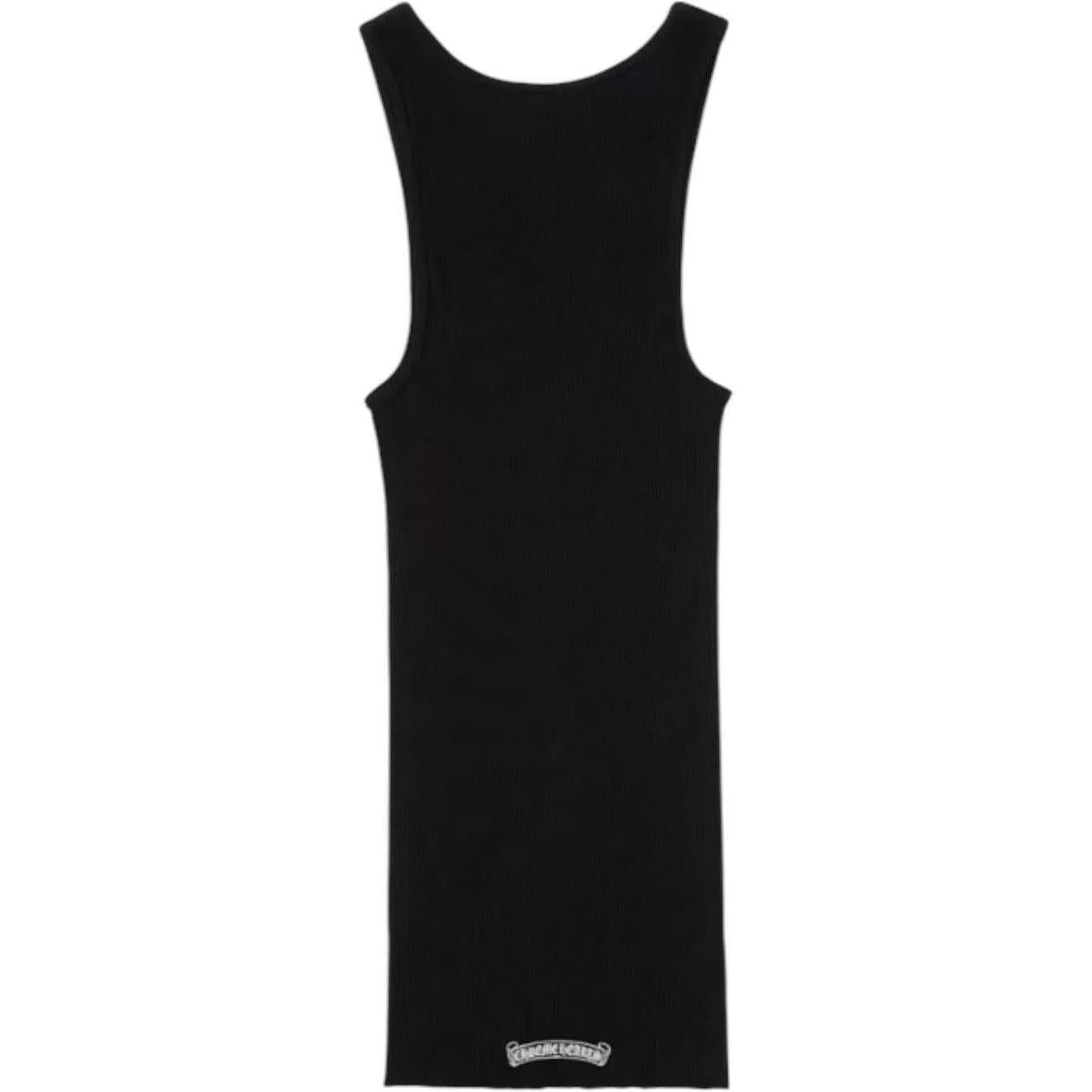 Chrome Hearts Hairy Cross Rib Tank Black
