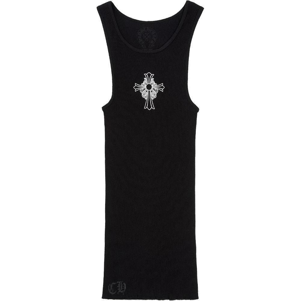 Chrome Hearts Hairy Cross Rib Tank Black