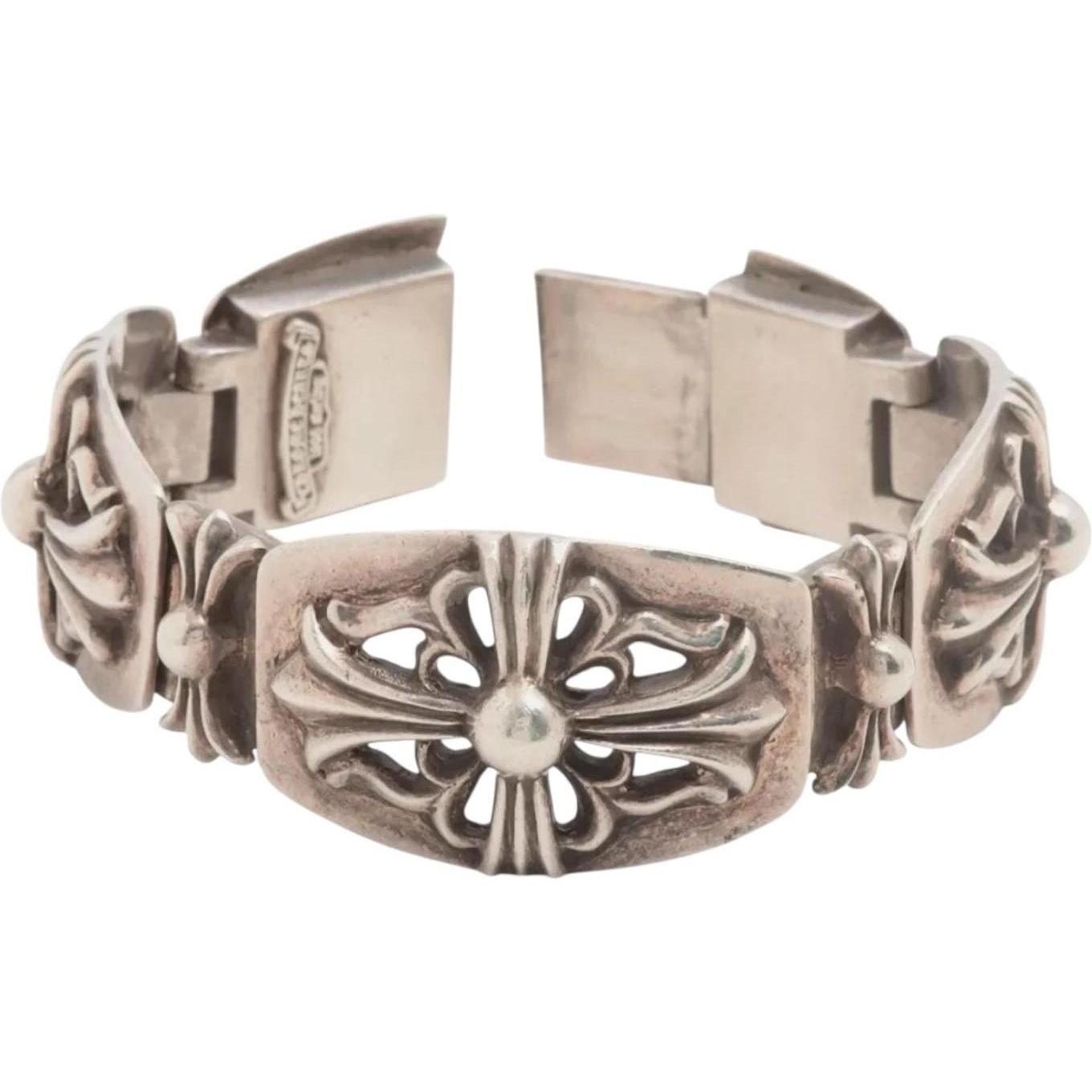 Chrome Hearts Hearts Keeper Silver Bracelet