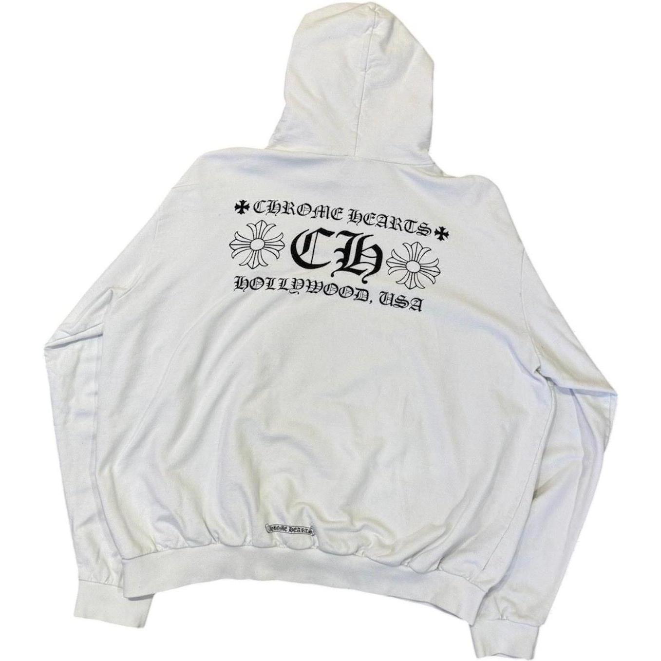 Chrome Hearts Hollywood Patch Logo Hoodie - Gently Used