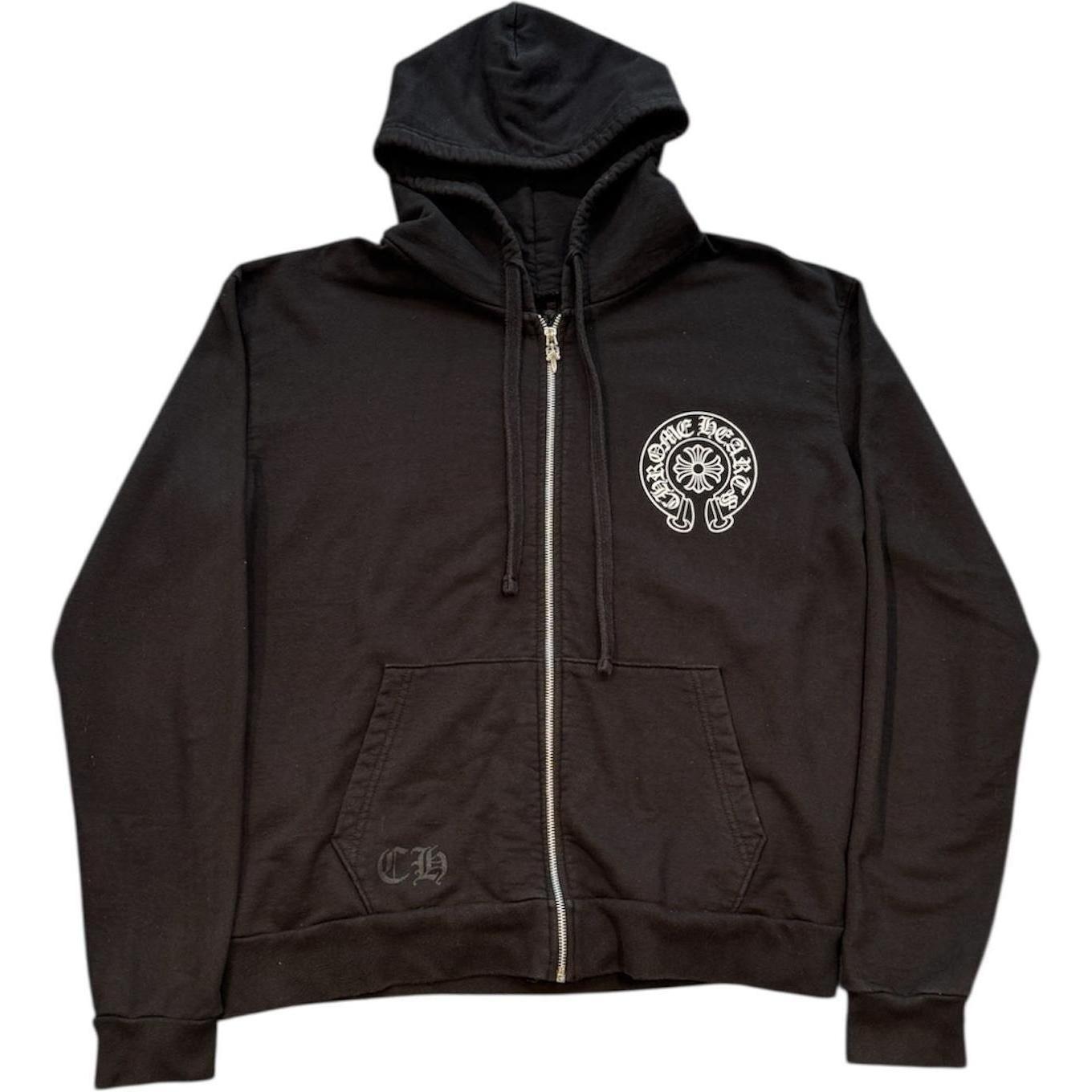Chrome Hearts Honolulu Exclusive Zip Up Hoodie Black - Like New