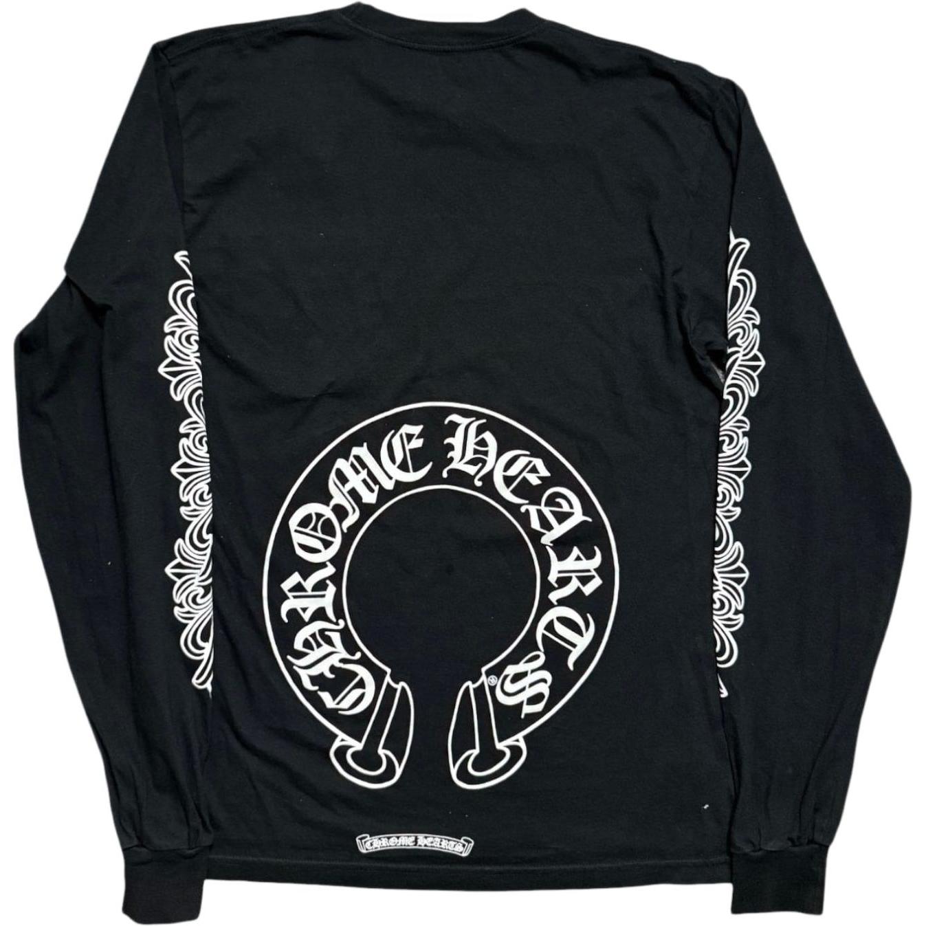 Chrome Hearts Horse Shoe L/S T-shirt Black - Like New