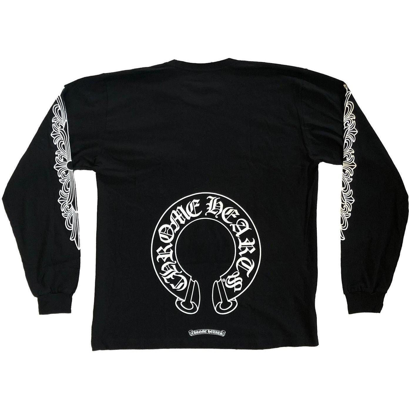 Chrome Hearts Horse Shoe L/S T-shirt Black