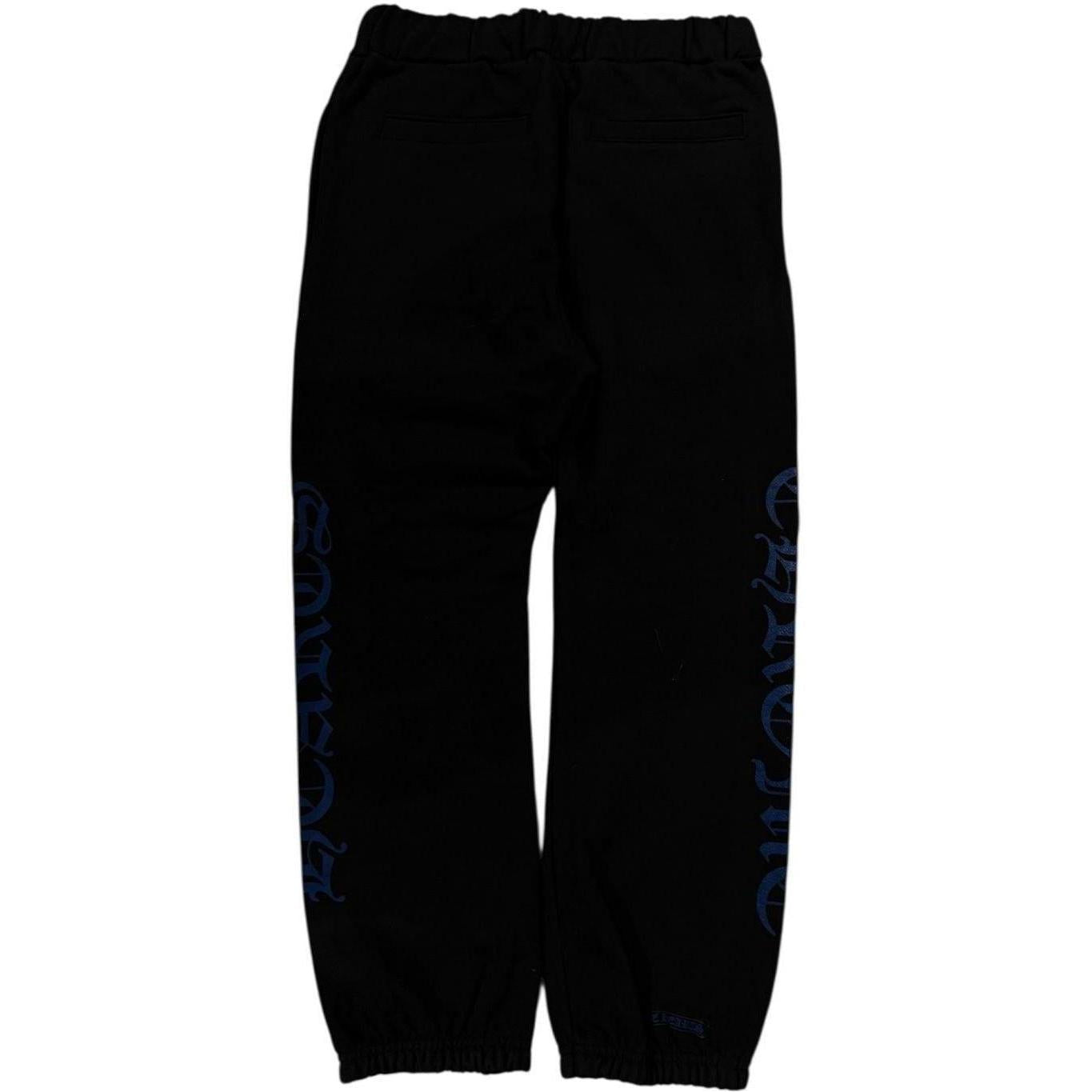 Chrome Hearts Horse Shoe Logo Sweatpants Black/Blue