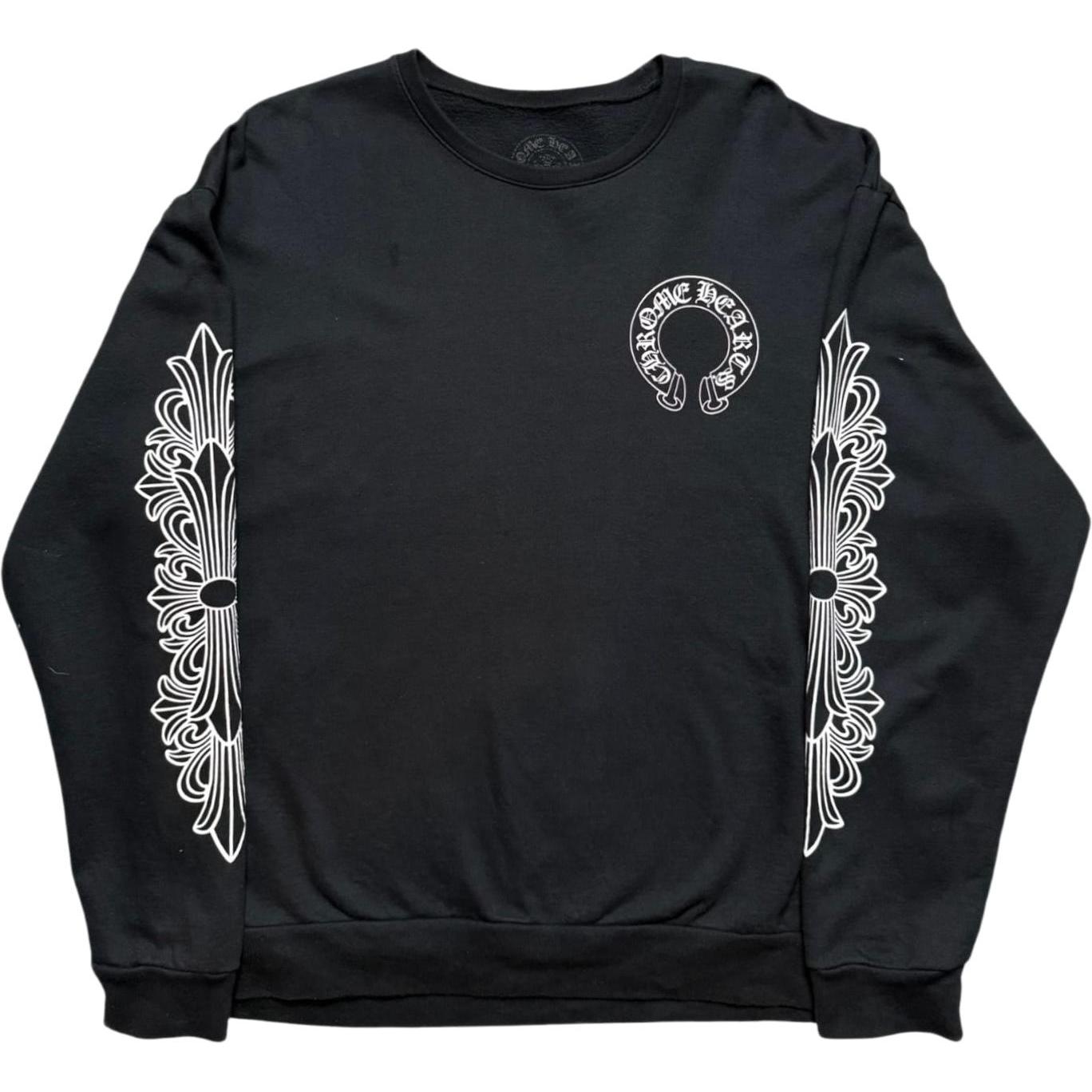 Chrome Hearts Horseshoe Crewneck Black
