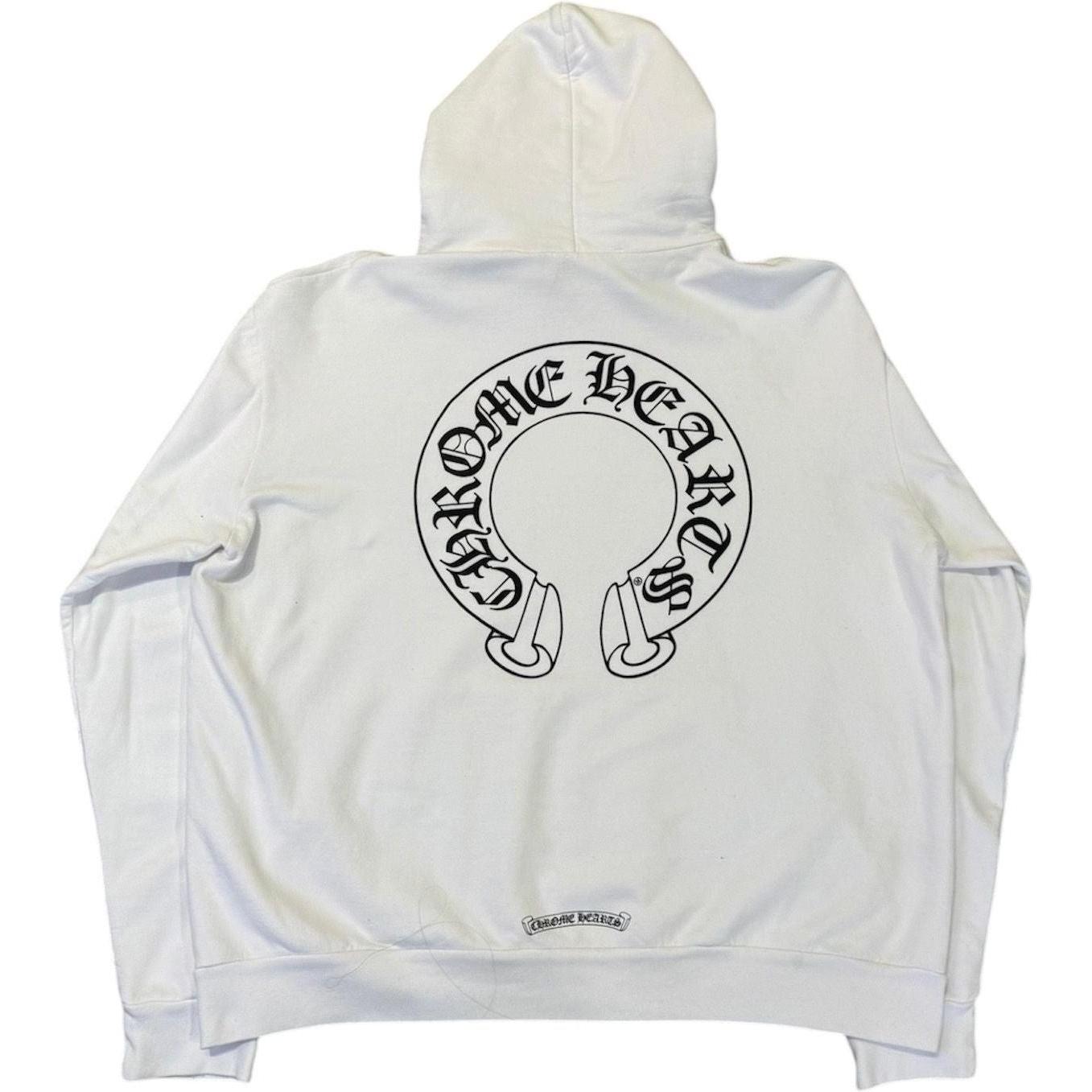 Chrome Hearts Horseshoe Floral Hoodie - Like New