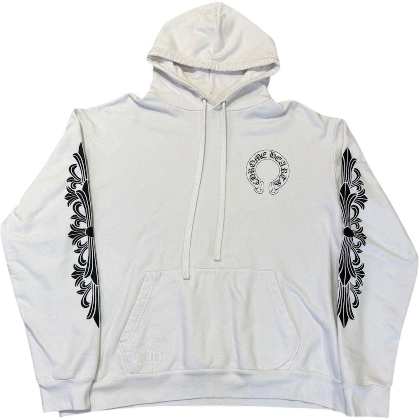 Chrome Hearts Horseshoe Floral Hoodie - Like New