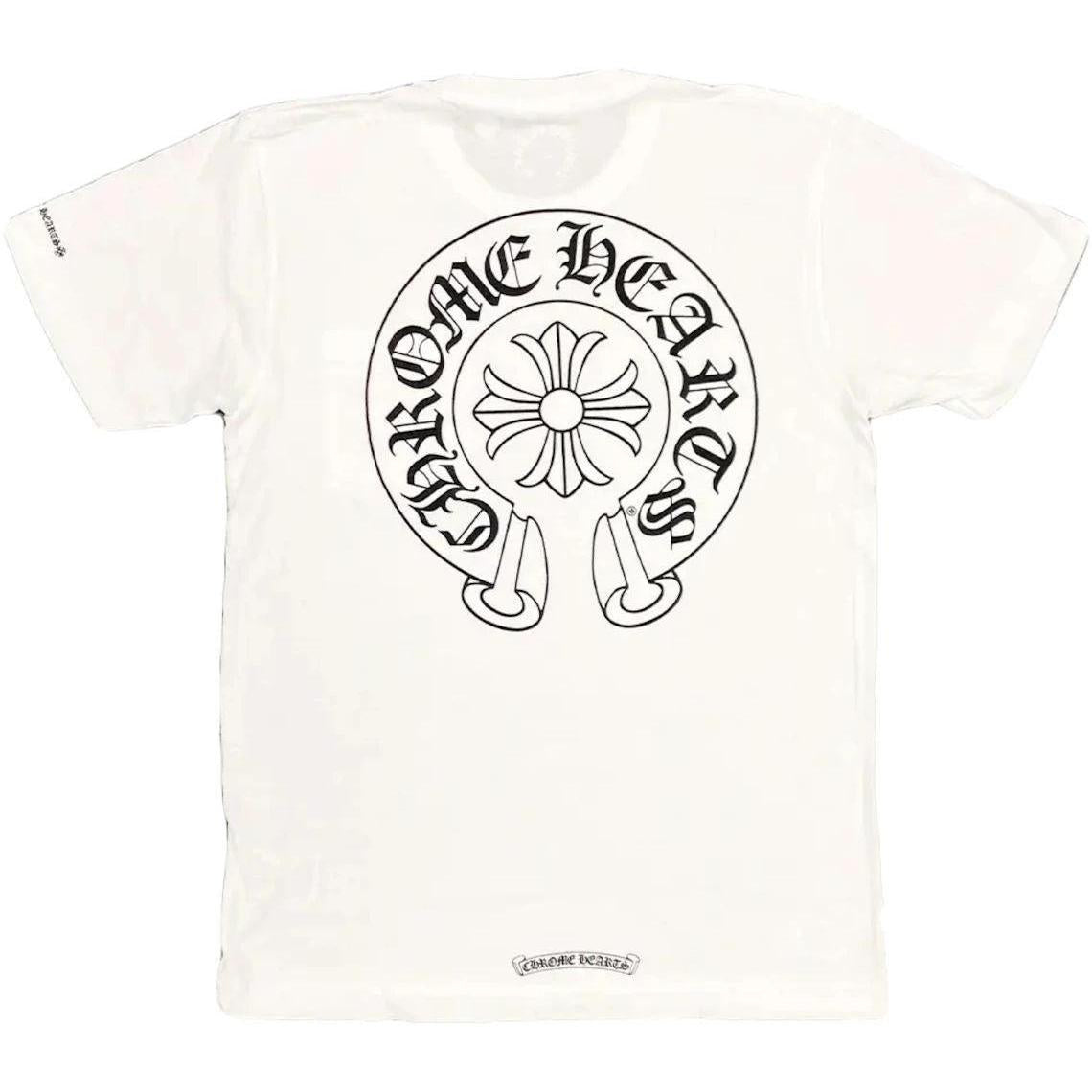 Chrome Hearts Horseshoe Logo Pocket T-Shirt White