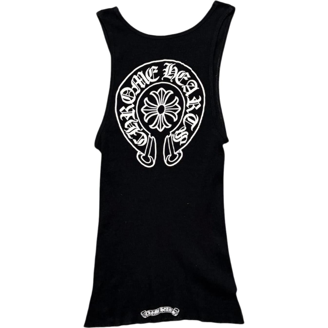 Chrome Hearts Horseshoe Tank Top Black