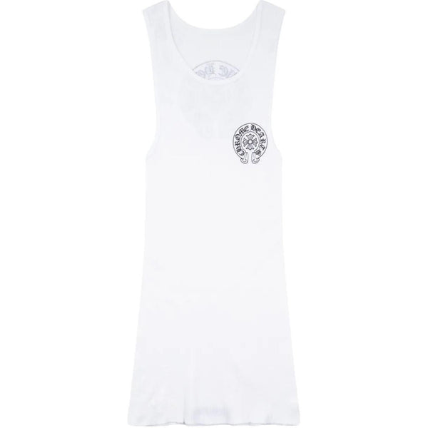 Chrome Hearts Horseshoe Tank Top White