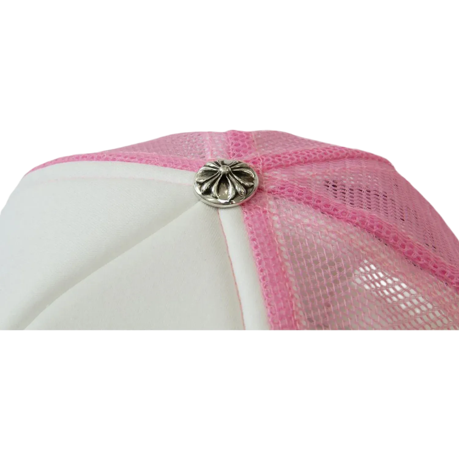 Chrome Hearts Horseshoe Trucker Hat Pink/White
