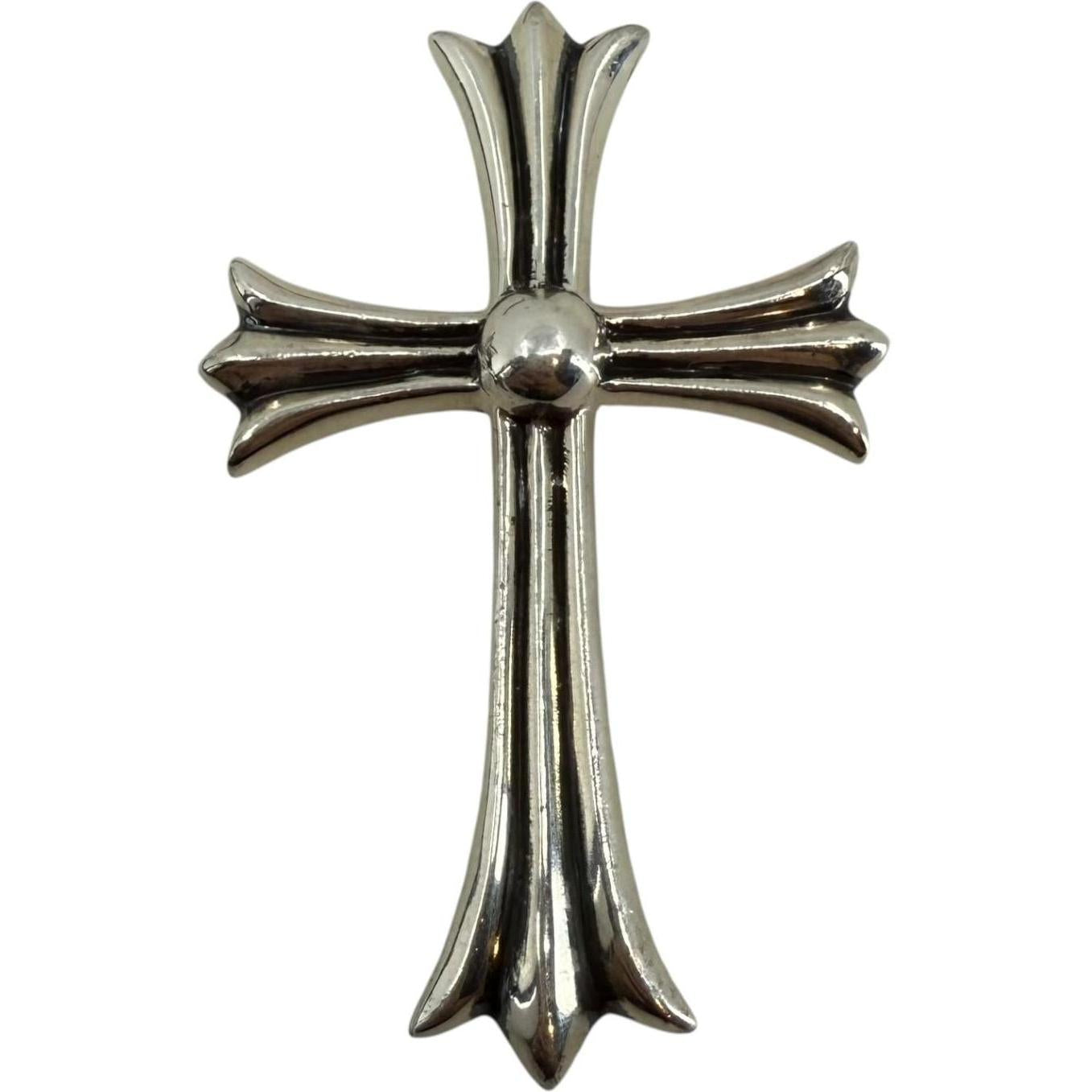 Chrome Hearts Large Cross Silver Pendant - Lightly Worn