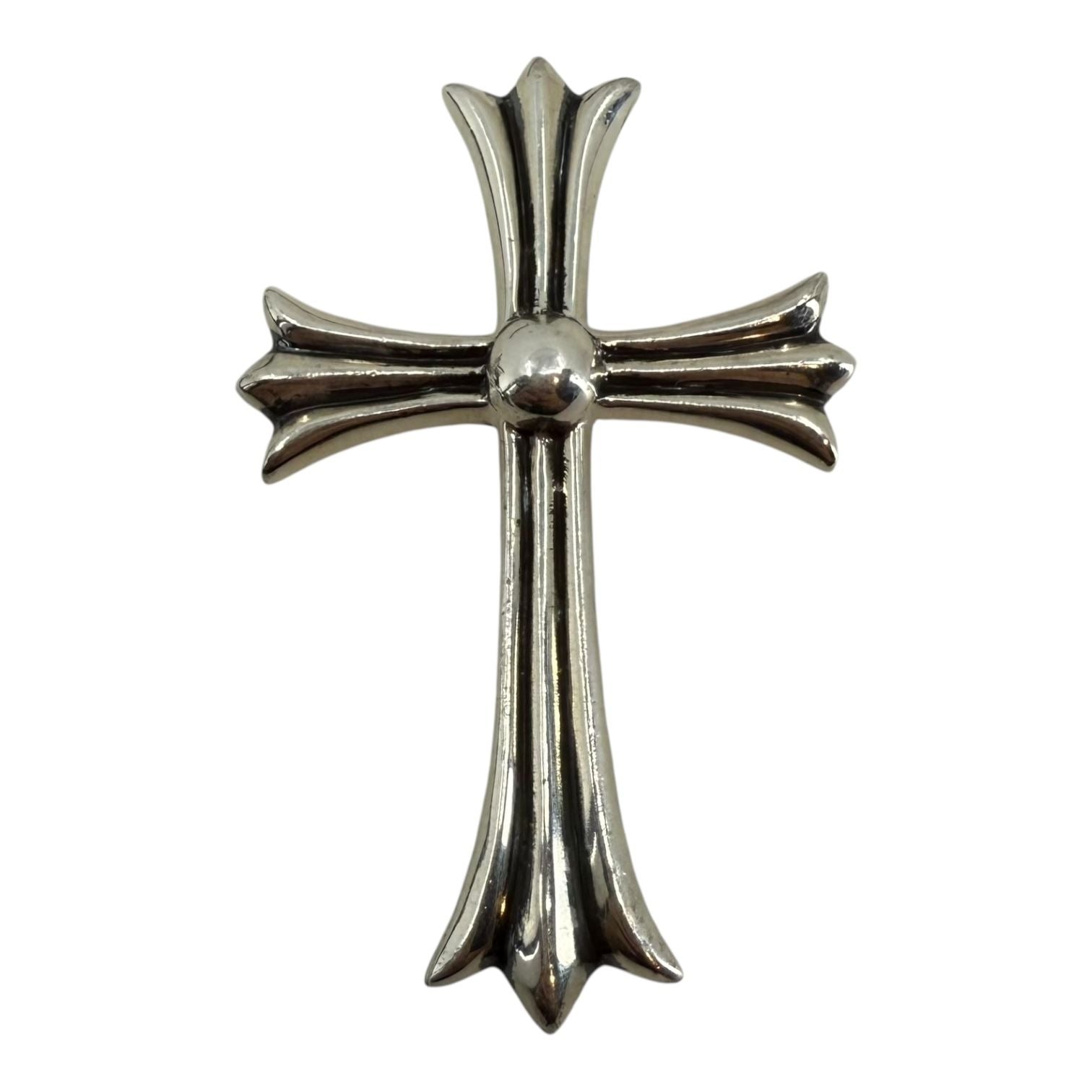 Chrome Hearts Large Cross Silver Pendant - Lightly Worn