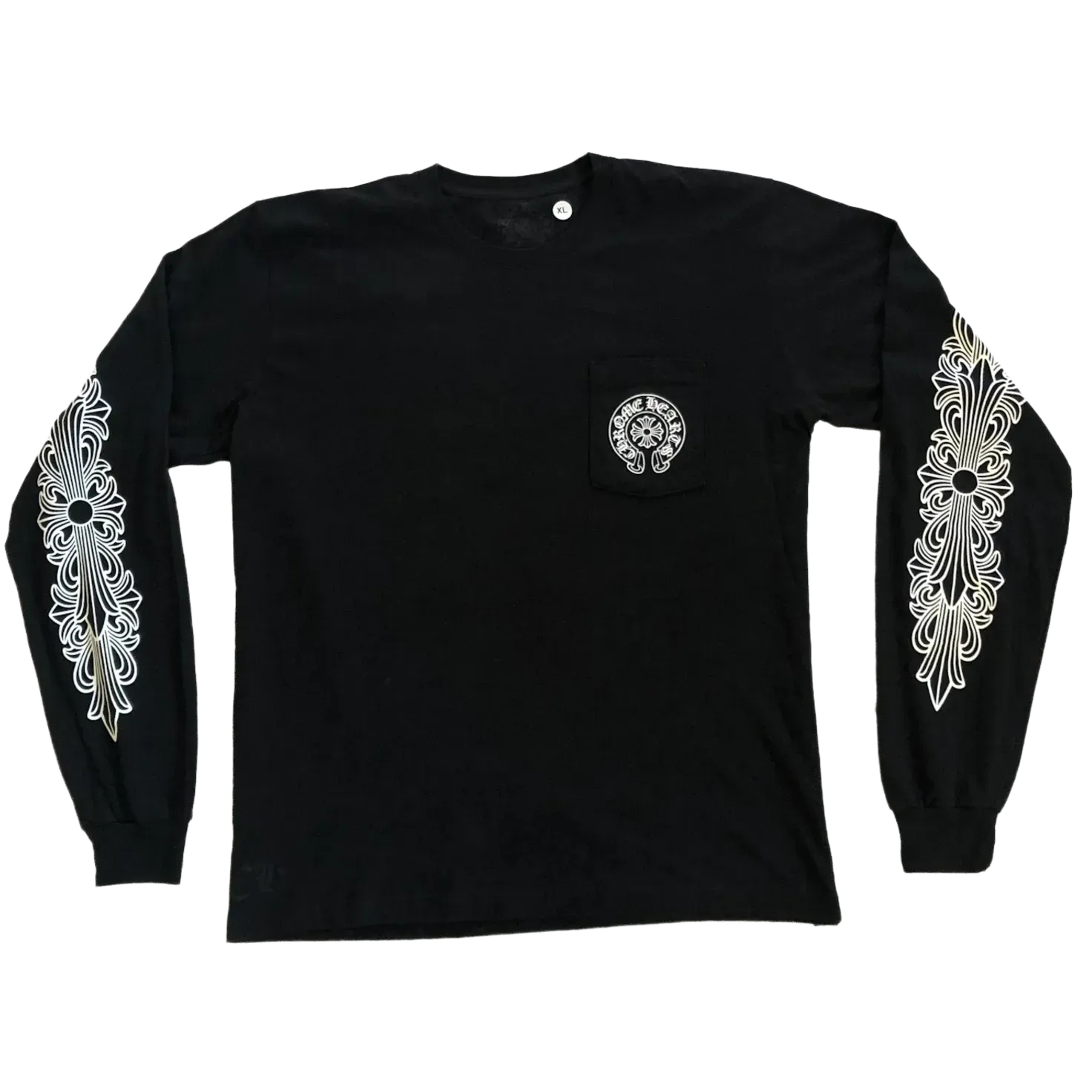 Chrome Hearts Las Vegas Floral Exclusive L/S T-shirt Black